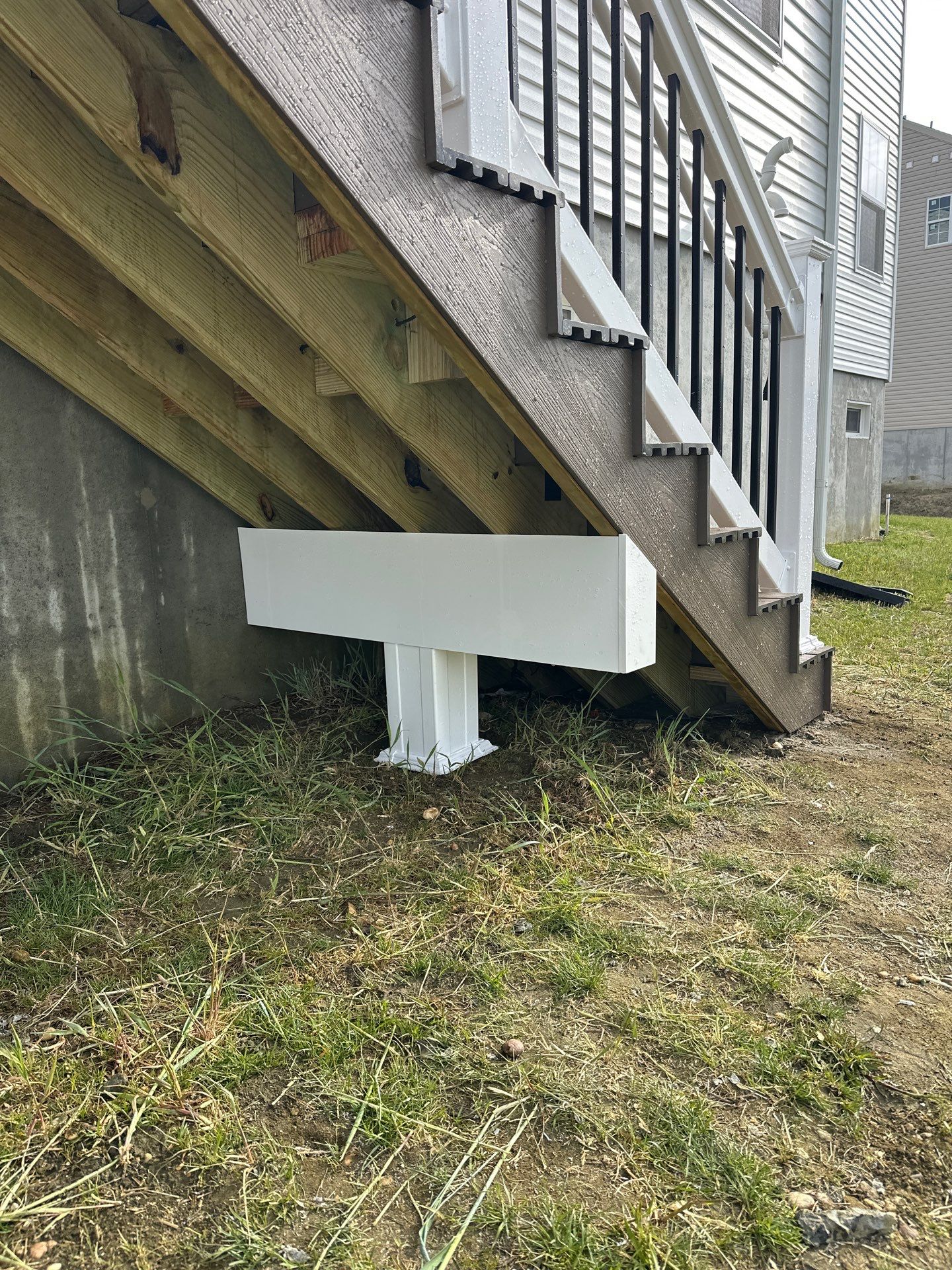 New deck + Manual Louvered Pergola by deck guardian