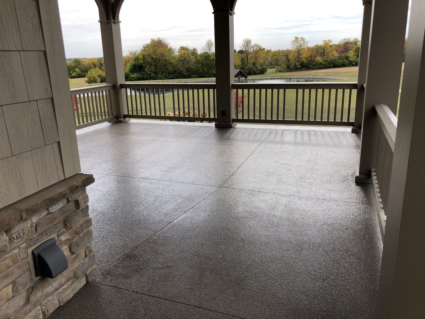 Patio Installation using Flint by Your1DayFloor.com