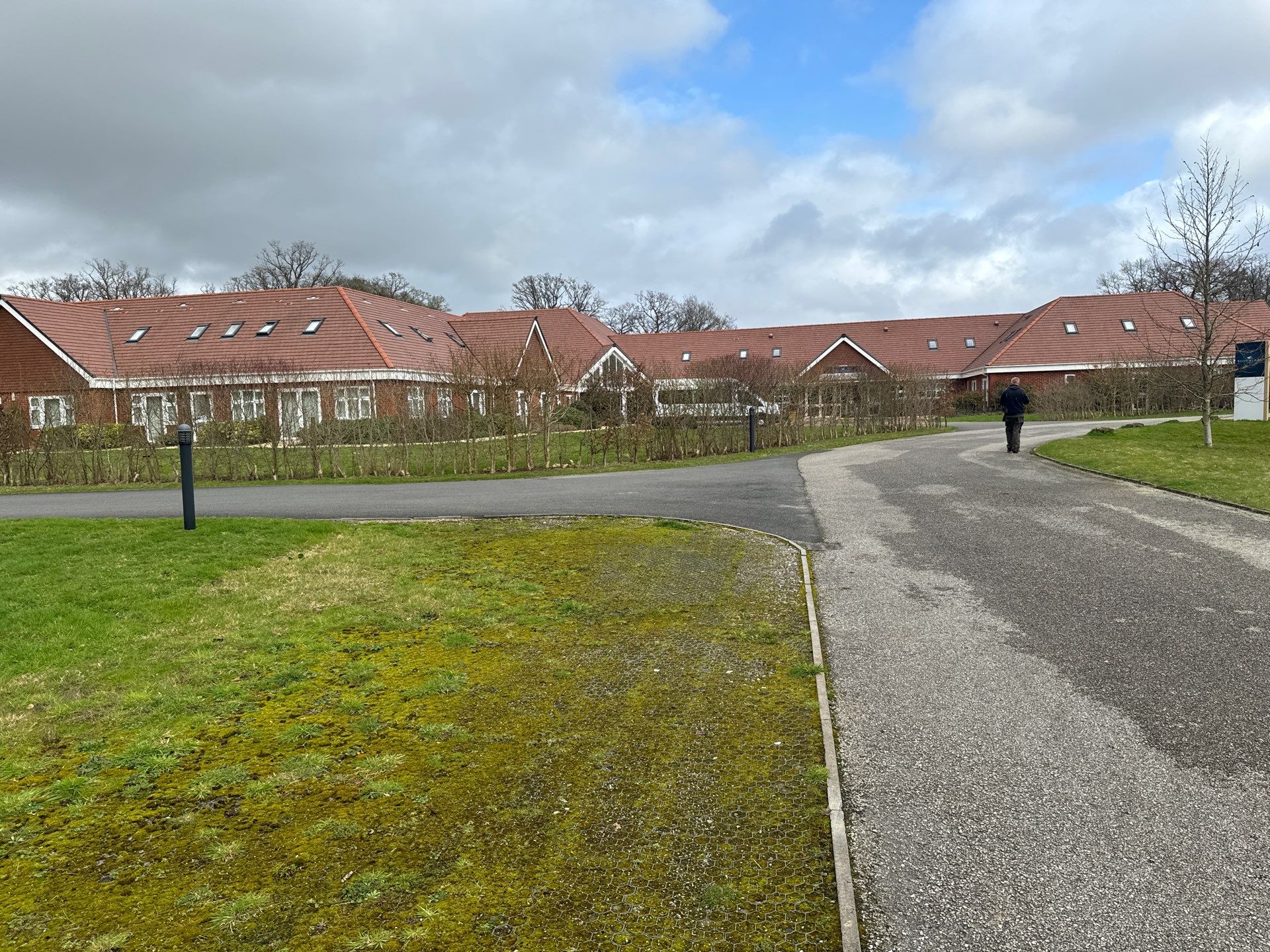 Large Care Home Roof Clean using Mosmatic FSC and Biocide by Ges Exterior Cleaning ltd