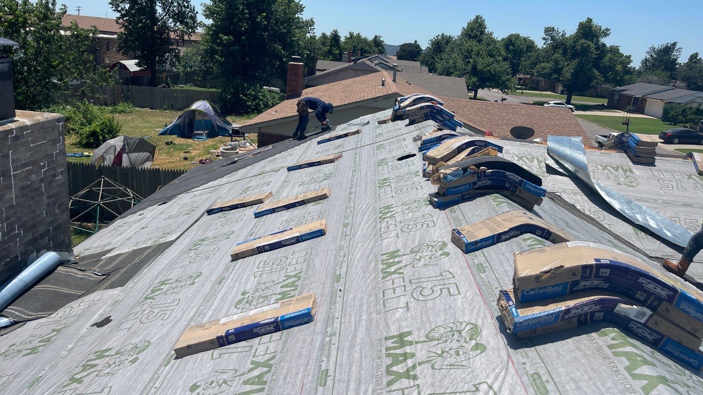Residential Roofing Installation using GAF Royal Sovereign by A & H Roofing and Contracting, LLC