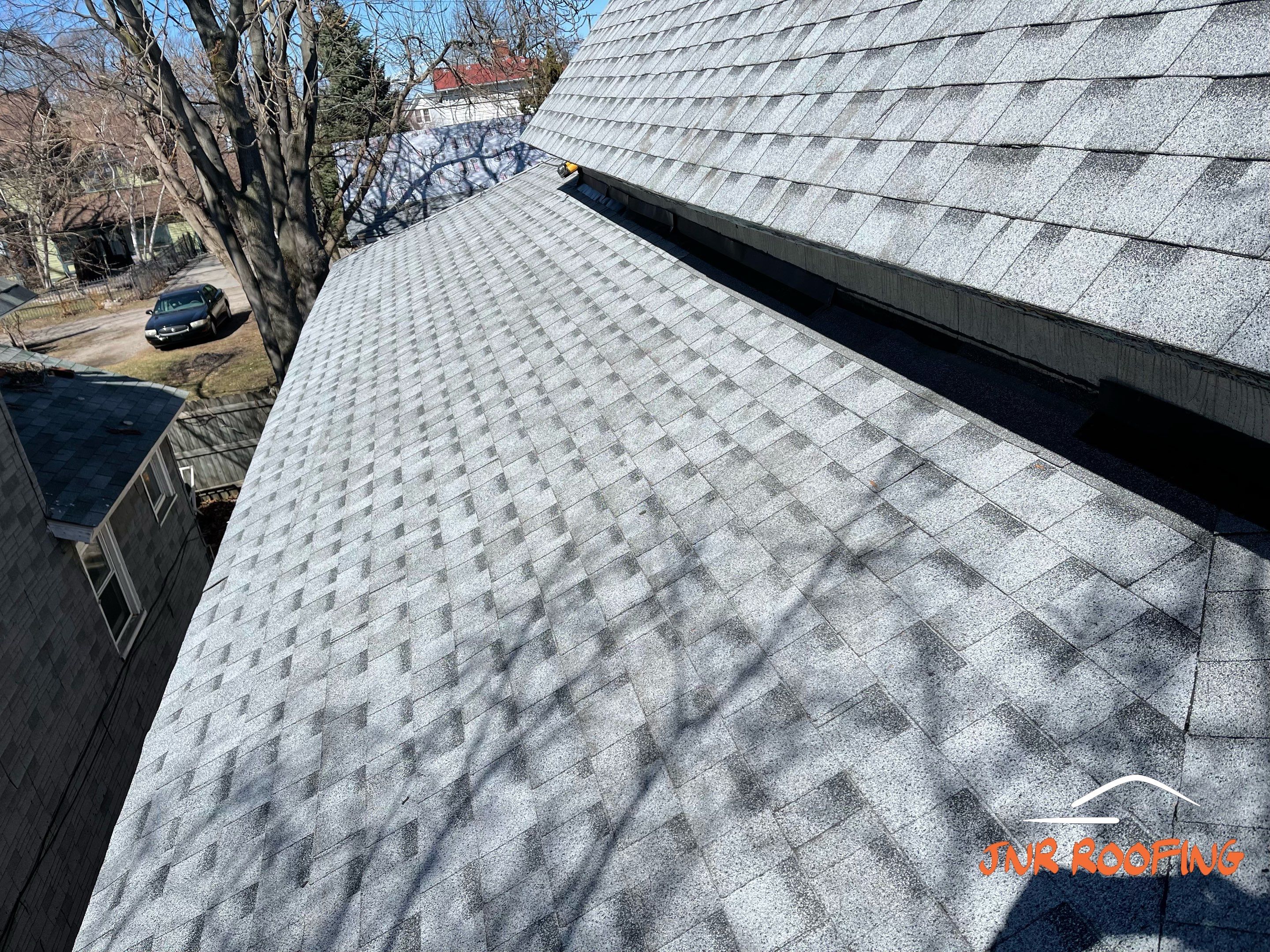 Residential Roofing Installation using IKO Dual Grey by JNR Roofing LLC