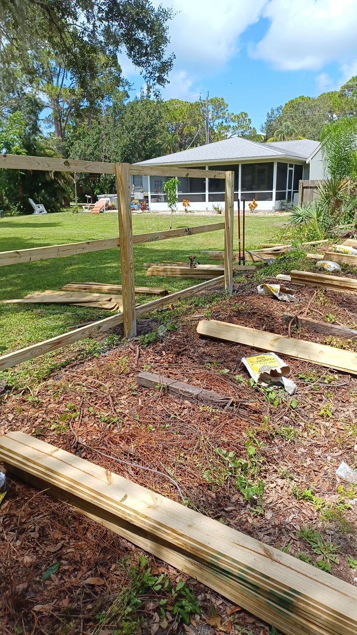 Nokomis, FL 6ft. Tall Treated Wood Shadowbox  by Asap fence and gates, LLC