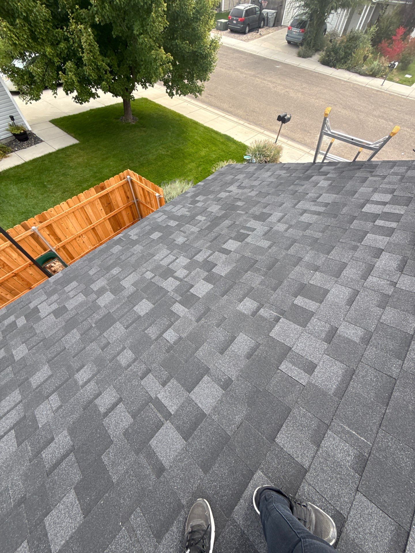 Middleton Residential Roof Replacement With Gray Architectural Asphalt Shingles by Olive Roofing