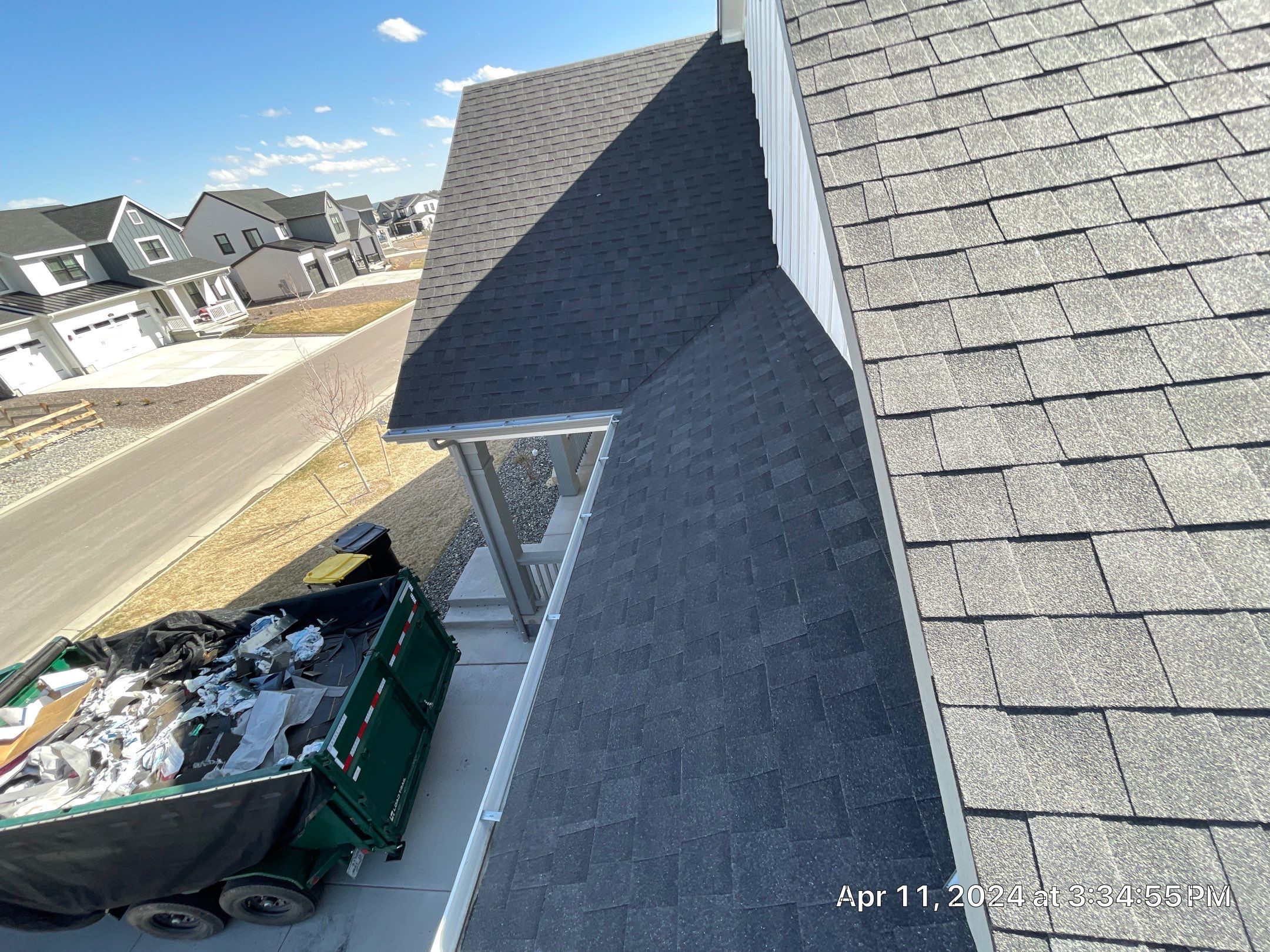 Residential Roofing Installation using Atlas Pinnacle Impact Black Shadow by Blue Peaks Roofing LLC 