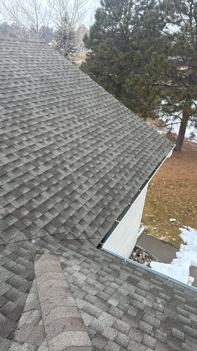 Residential Roofing Installation using Atlas Pinnacle Impact Weathered Wood by Blue Peaks Roofing LLC 