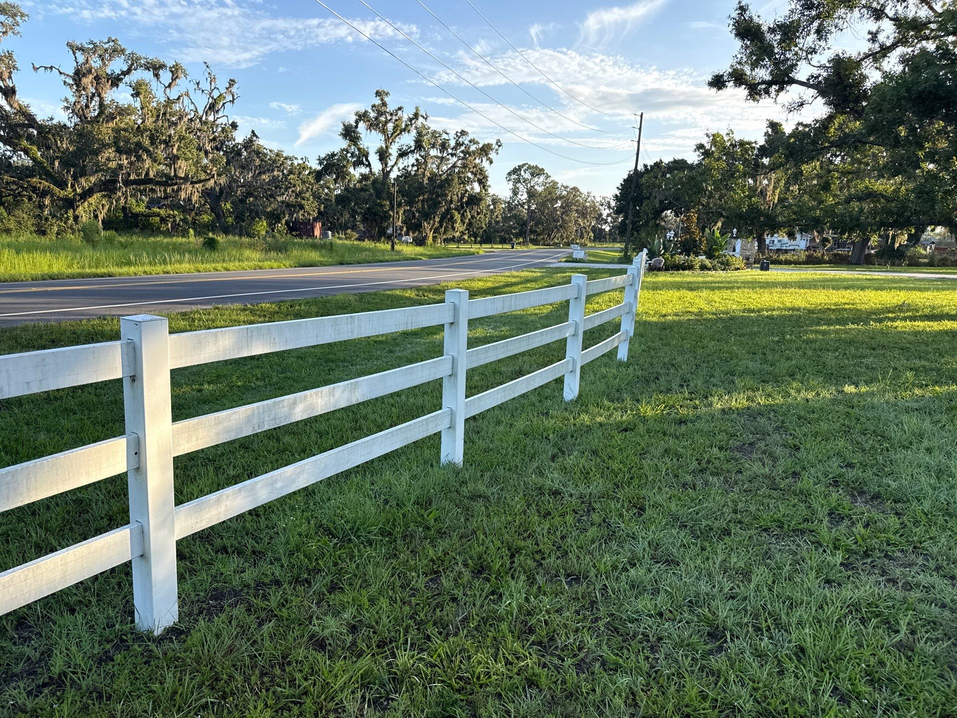 π Vinyl Horse Fence & Entrance Cleaning β Old Tampa Rd, Parrish, FL by Sunshine AquaWash