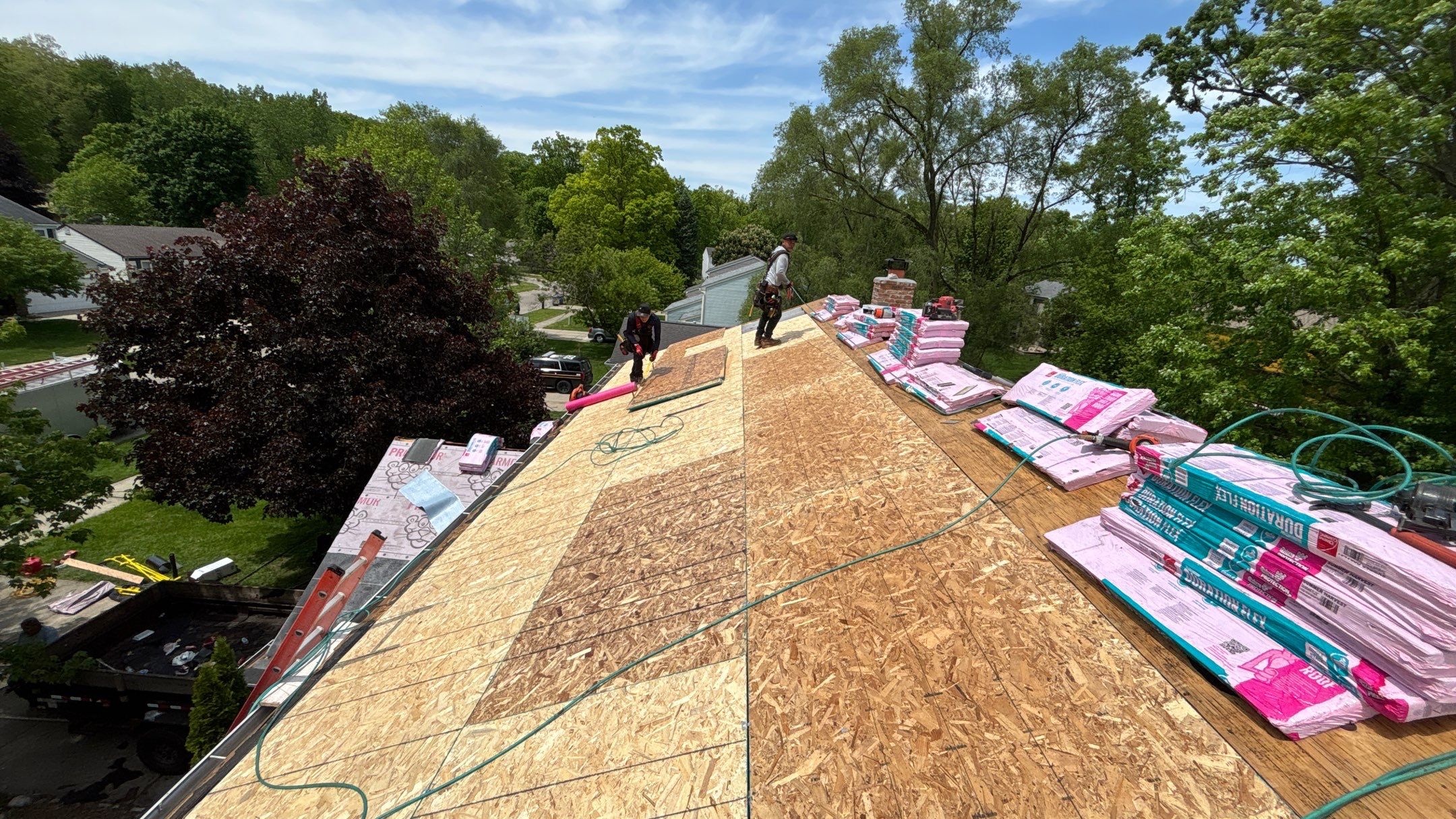 Roof Replacement using Owens Corning Duration Flex by 180 Contractors