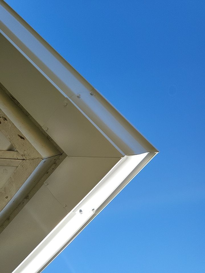 Gutter Installation using K-Style Seamless Gutters by Gutter Professors