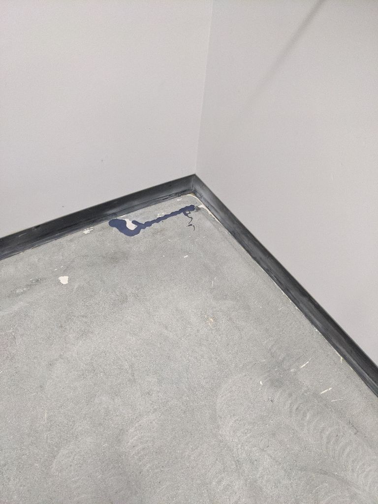 Commercial Flooring using Solid Haze Grey by Croc Coatings, LLC