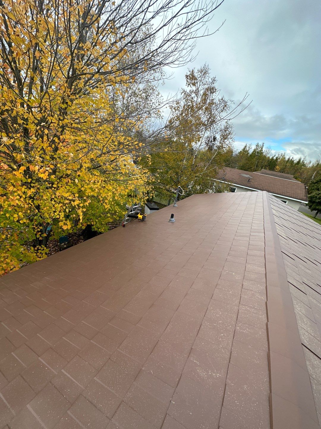 Residential Roofing Installation using Wakefield Bridge Steel Shingle by Ideal Steel by Artisan Roofing & Home Improvements Inc.