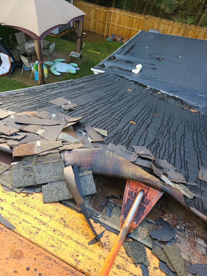 Residential Roofing Installation using Owens Corning TruDefinition Quarry Gray by A Plus Exterior