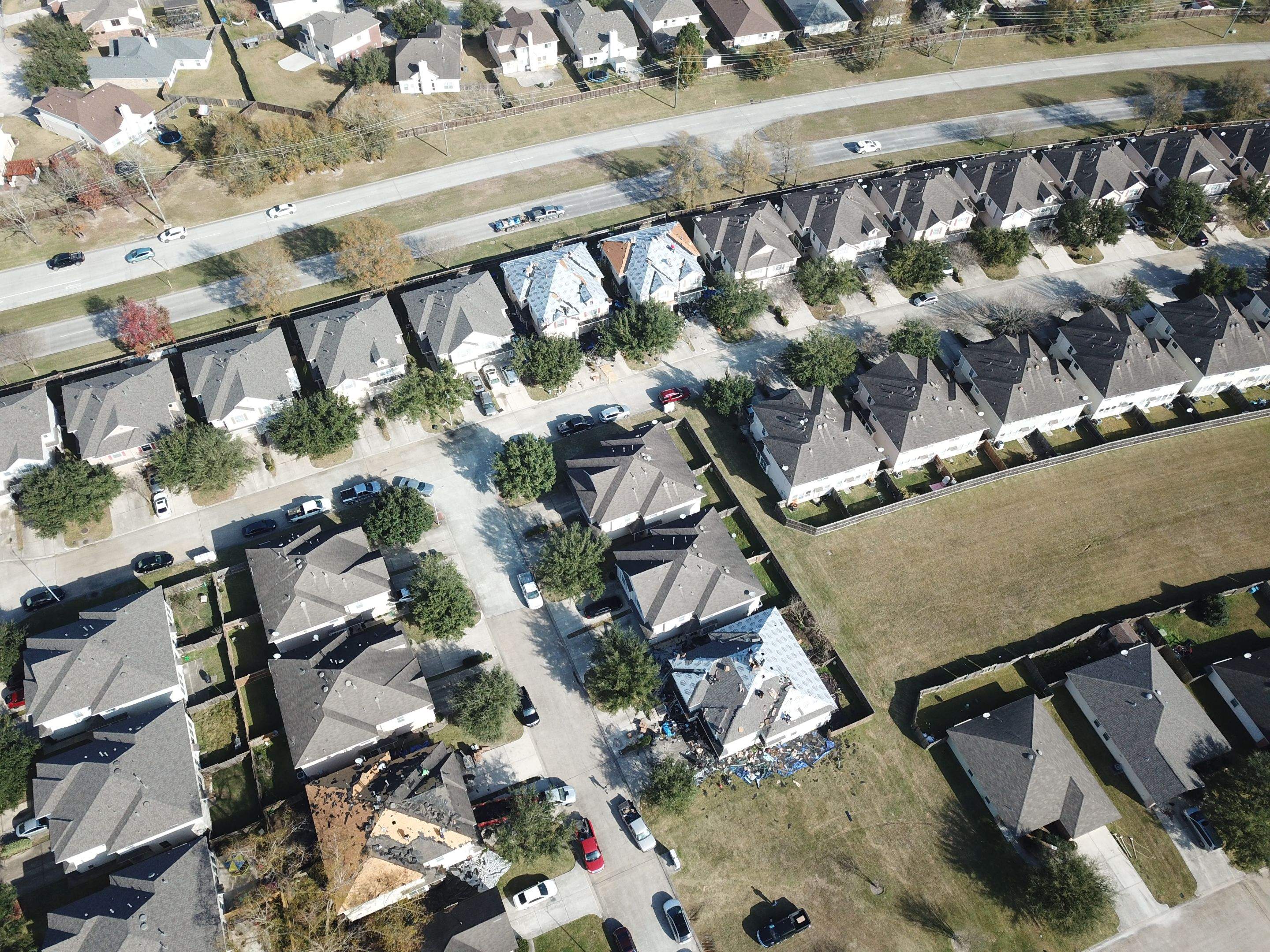 Townhome Community by STX Roofing