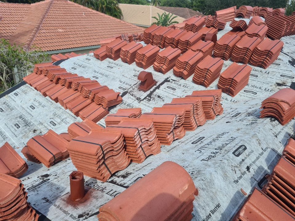 Residential Roofing Installation using Eagle Roofing Tile by BLUES BROTHERS ROOFING