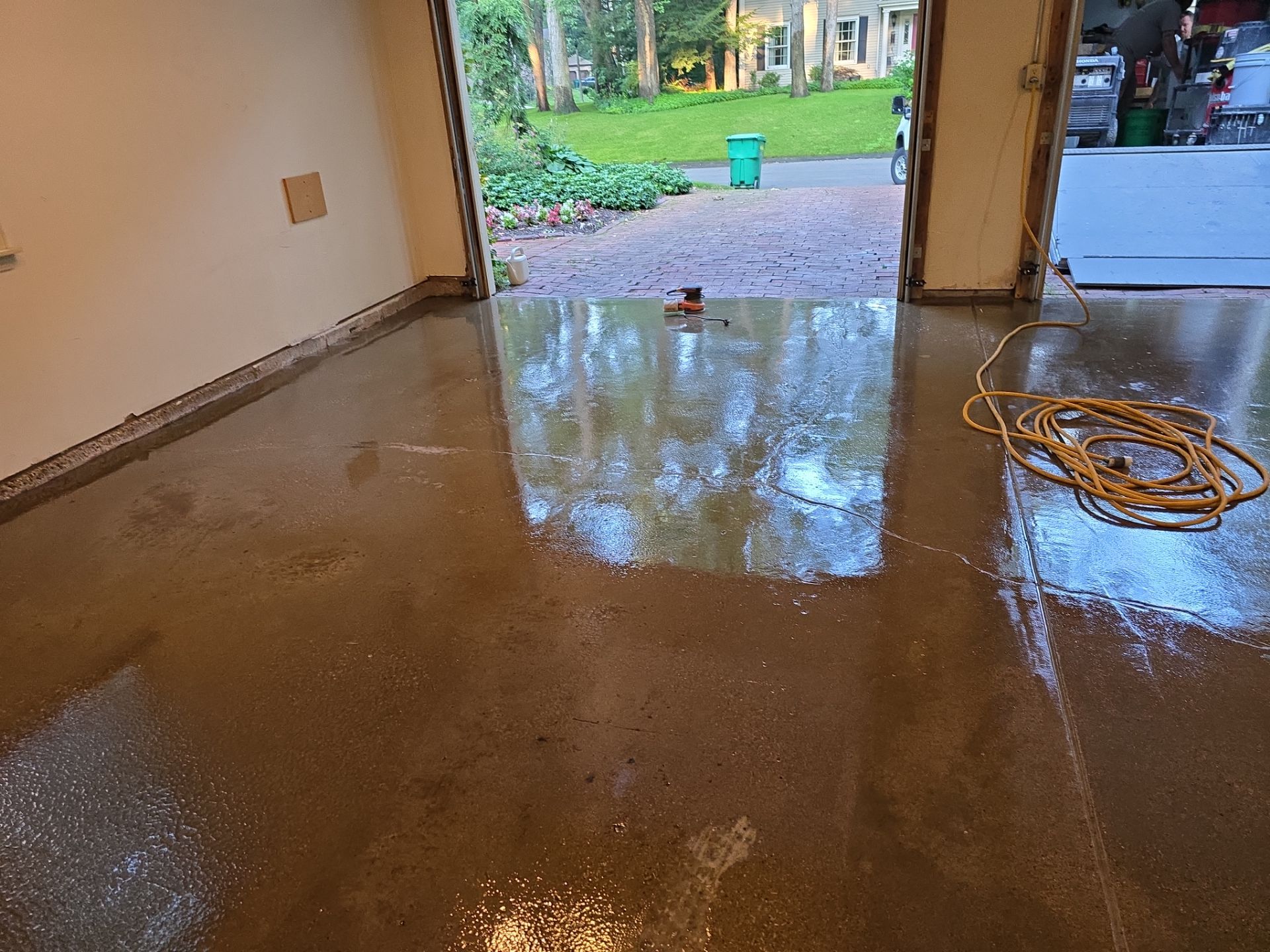 Coating Project in Granger by Innovative Spaces / Innovative Concrete Coatings