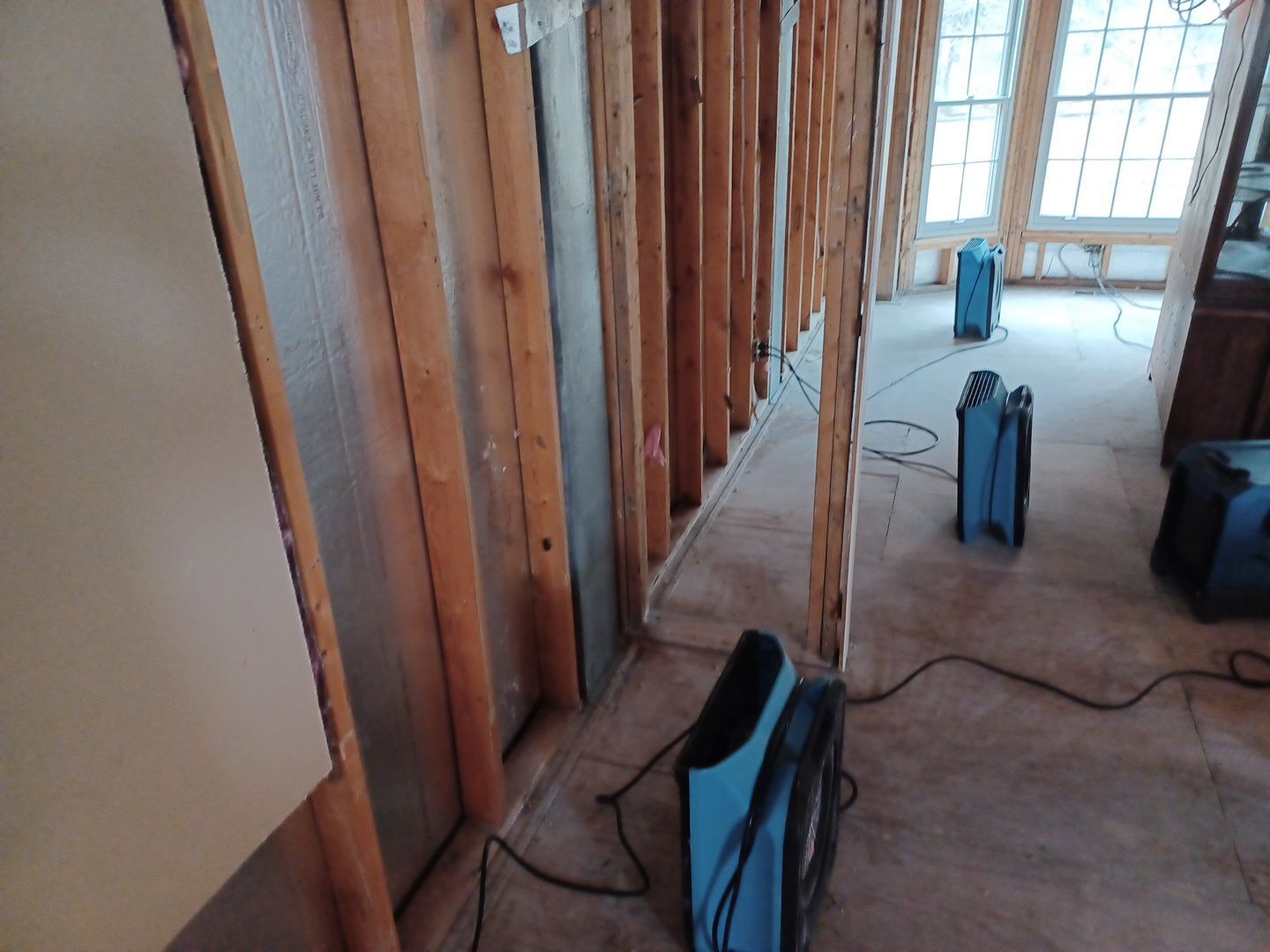 Project in Plymouth by EzDry Water Mitigation & Property Restoration