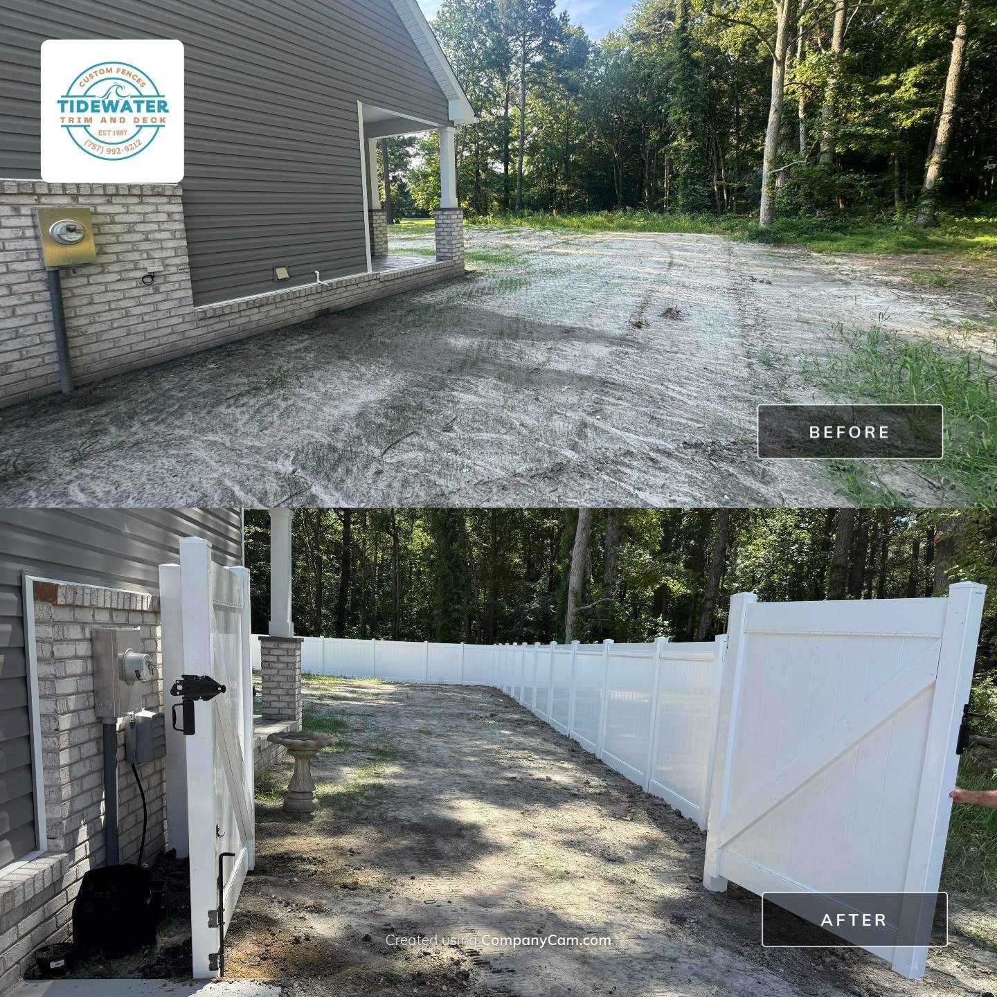 The Fence That Never Fades by Tidewater Trim & Deck