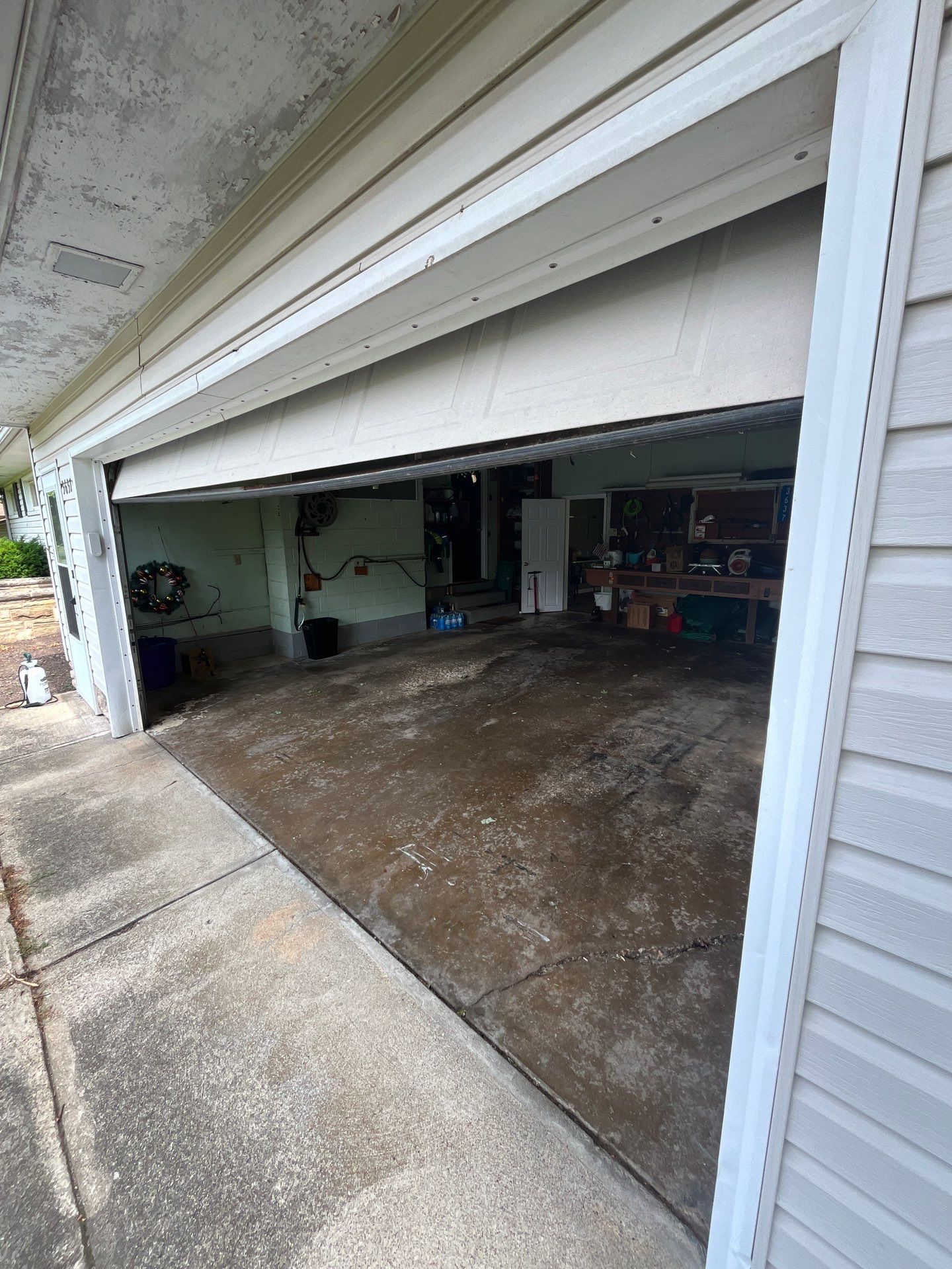 New Sectional Garage Door and Chamberlain Opener Installation in Canton by Ohio Garage Door Repair
