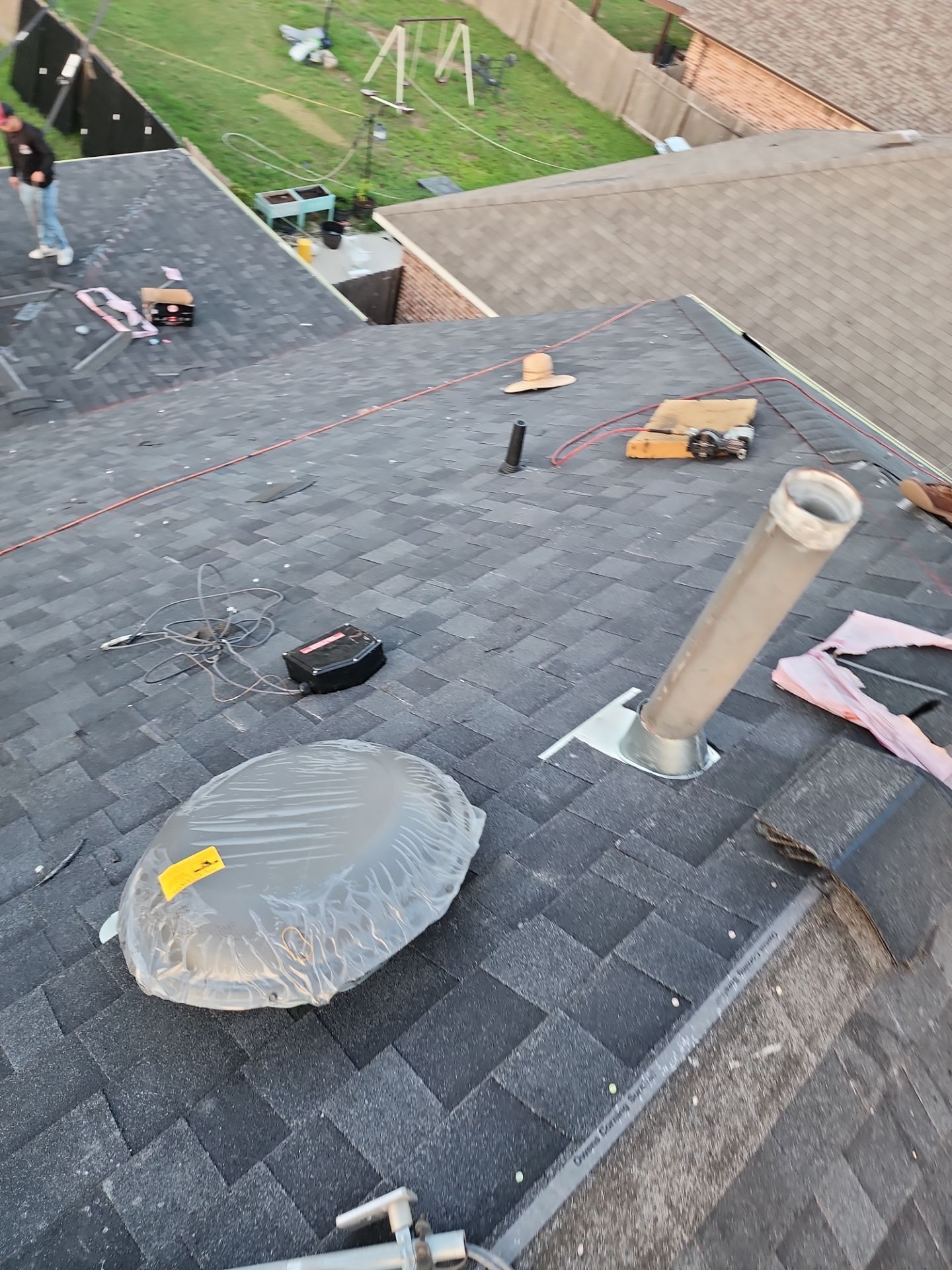 Residential Roofing Installation using Owen's Corning Duration (Lifetime) Shingles by Roof Repair Company