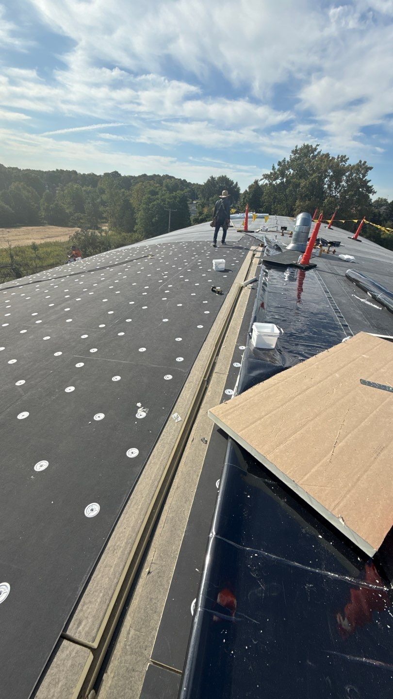 Project in Warrensville Heights by Commercial Roofing and Coating Systems 