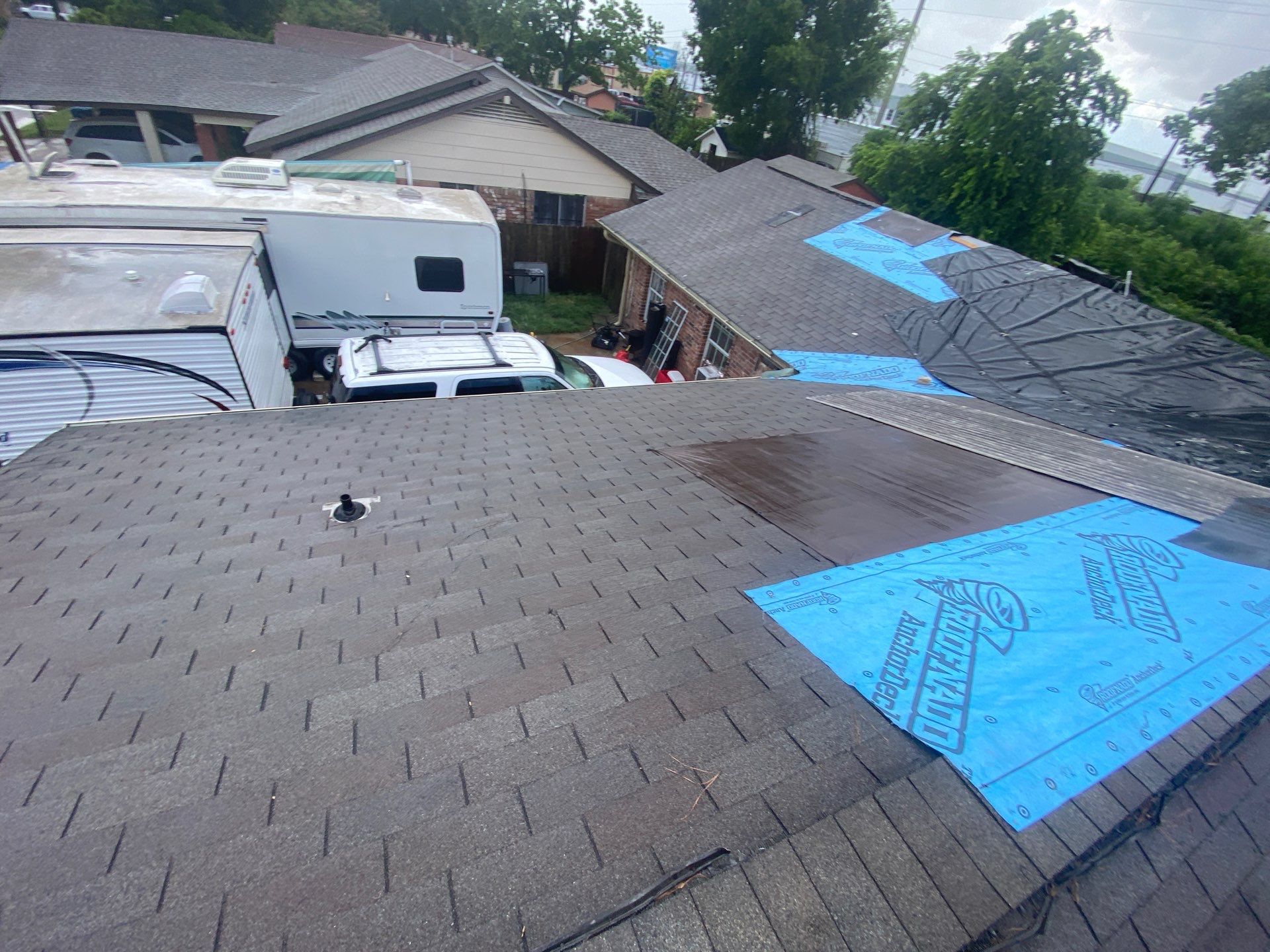 Residential Roofing Repair using Owen's Corning Duration (Lifetime) Shingles by Roof Repair Company