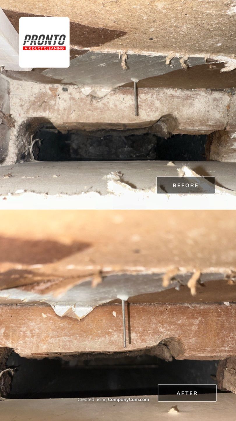 Air duct cleaning using Hypervac by Pronto Air Duct Cleaning