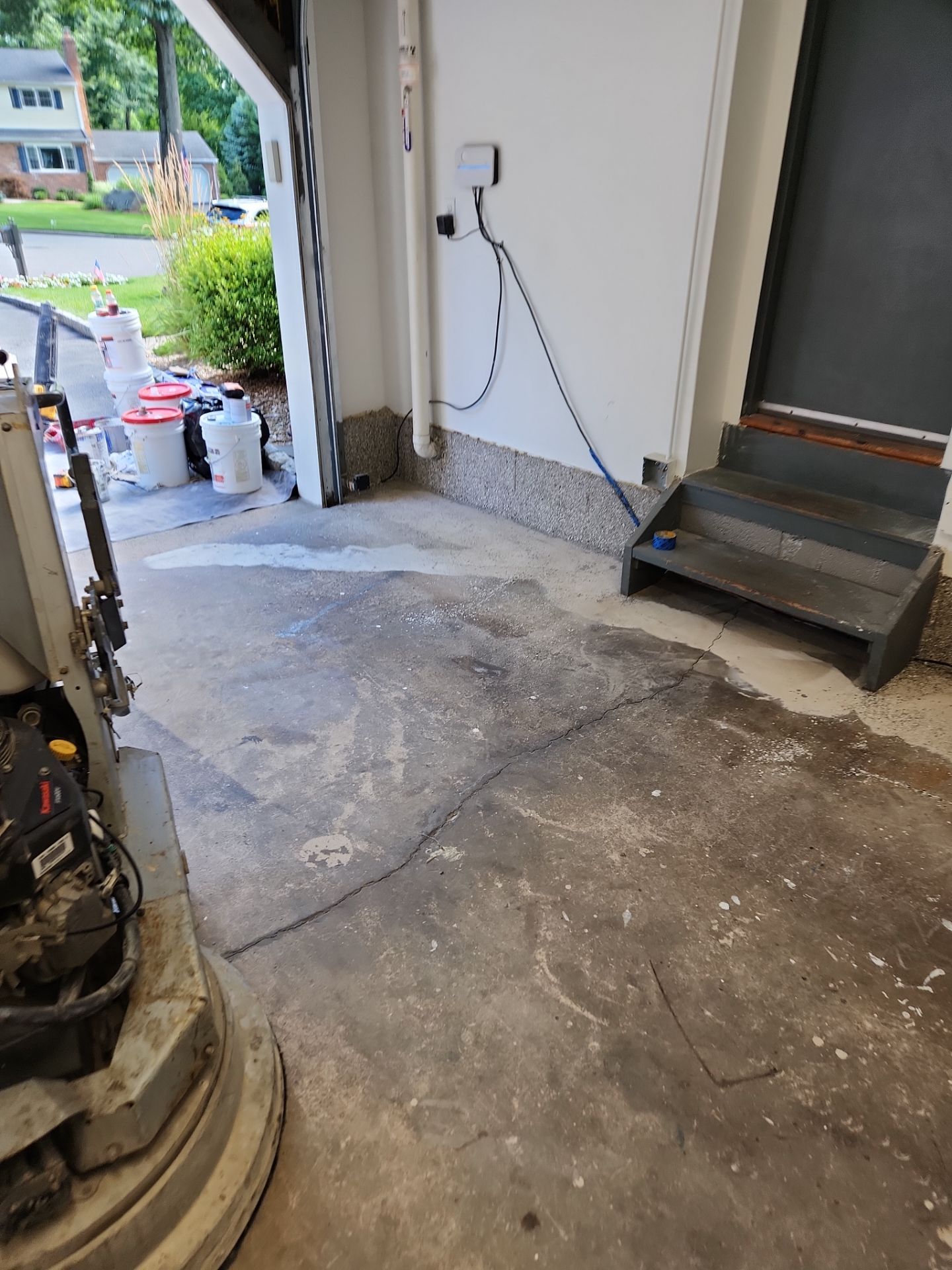 Garage Floor Coating and Crack Repair in Ramsey, New Jersey by Spectrum Painting, LLC
