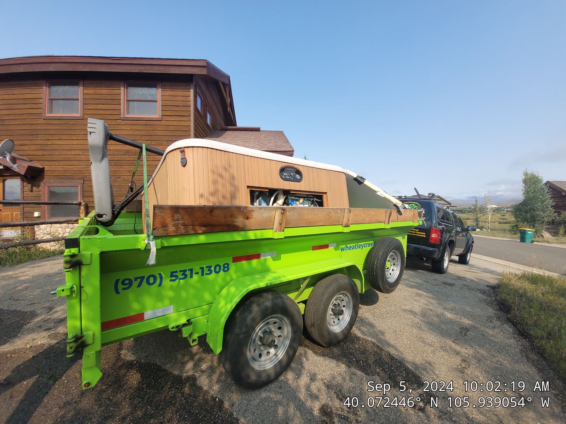 Hot Tub Removal by Wheatley Creek Services