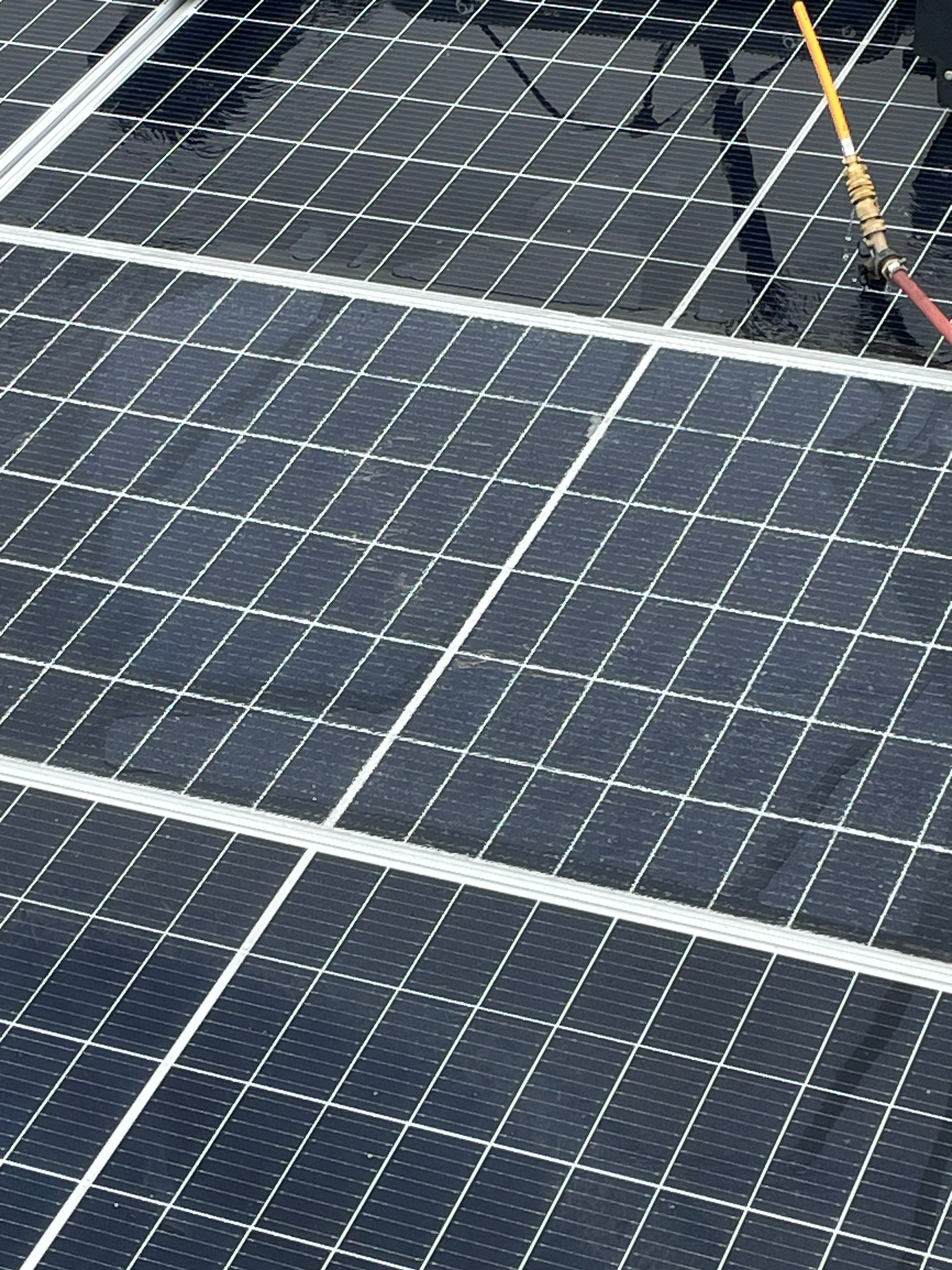 Commercial Solar Panel Cleaning by Palm Coast Solar Cleaning