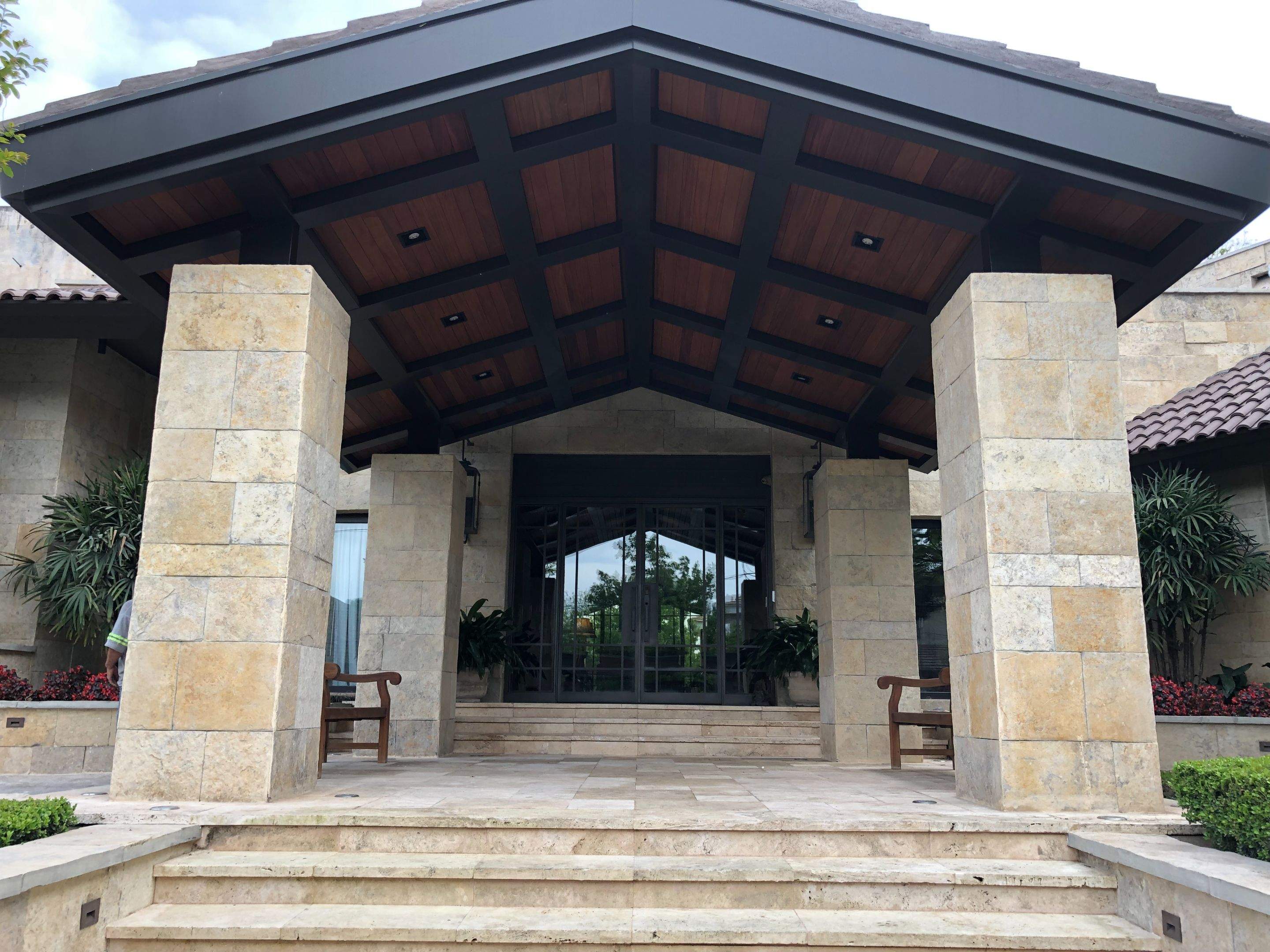 Custom Stone Entryway and Secure Perimeter Gate Installation in Monterrey by Solara Custom Living