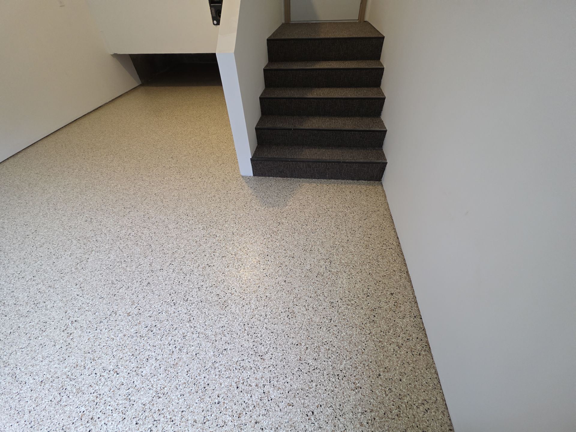 Garage Transformation using Driftwood by Croc Coatings, LLC