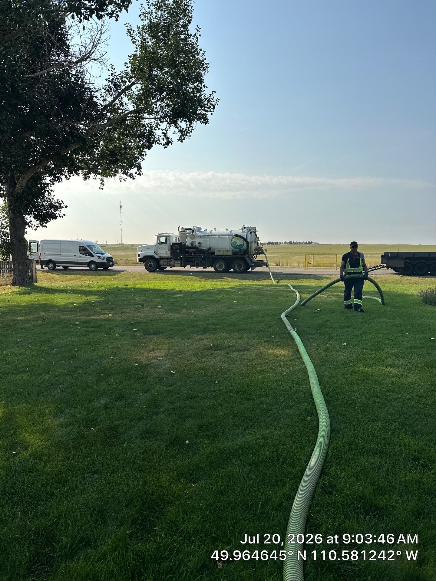 Septic System Pump Replacement and Sewer Line Root Removal in Dunmore by Septic Medic Inc.