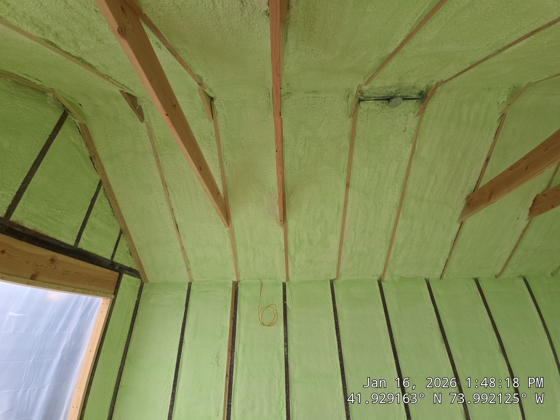 Detached Garage using Closed Cell Spray Foam by NYS Foam & Energy