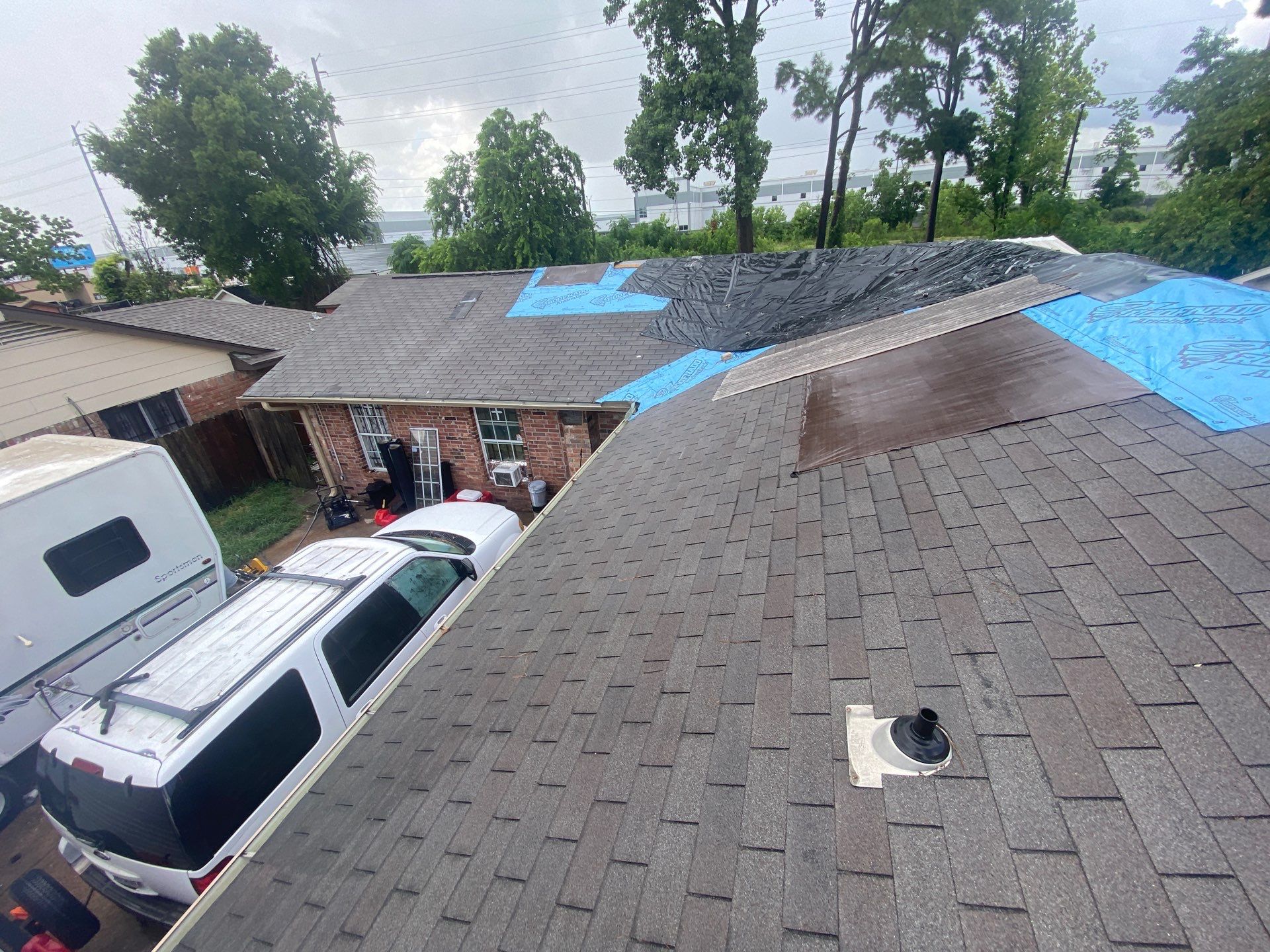 Residential Roofing Repair using Owen's Corning Duration (Lifetime) Shingles by Roof Repair Company