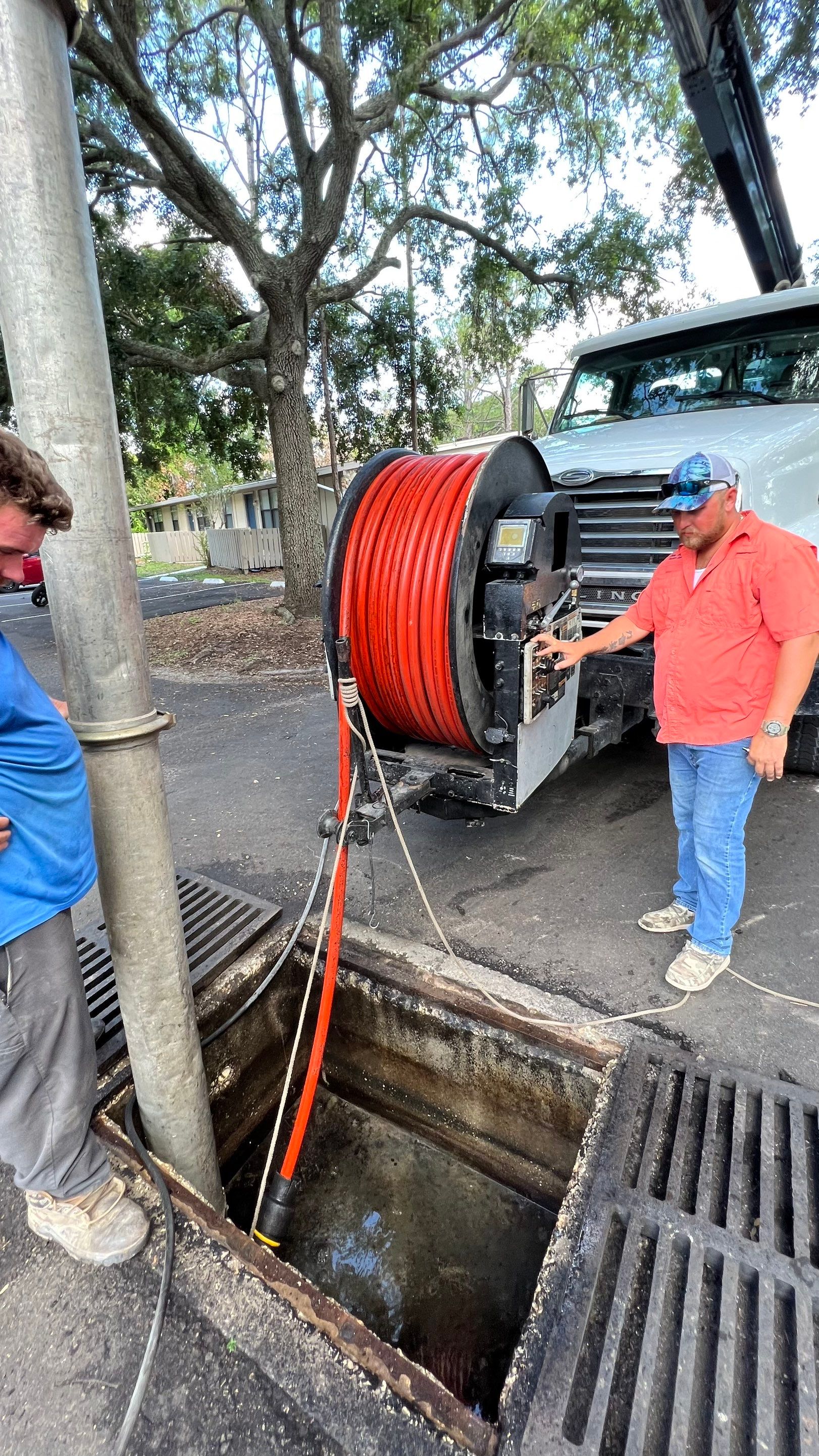 Apartment Complex Storm Water System Cleaning and Maintenance by APS Power & Water