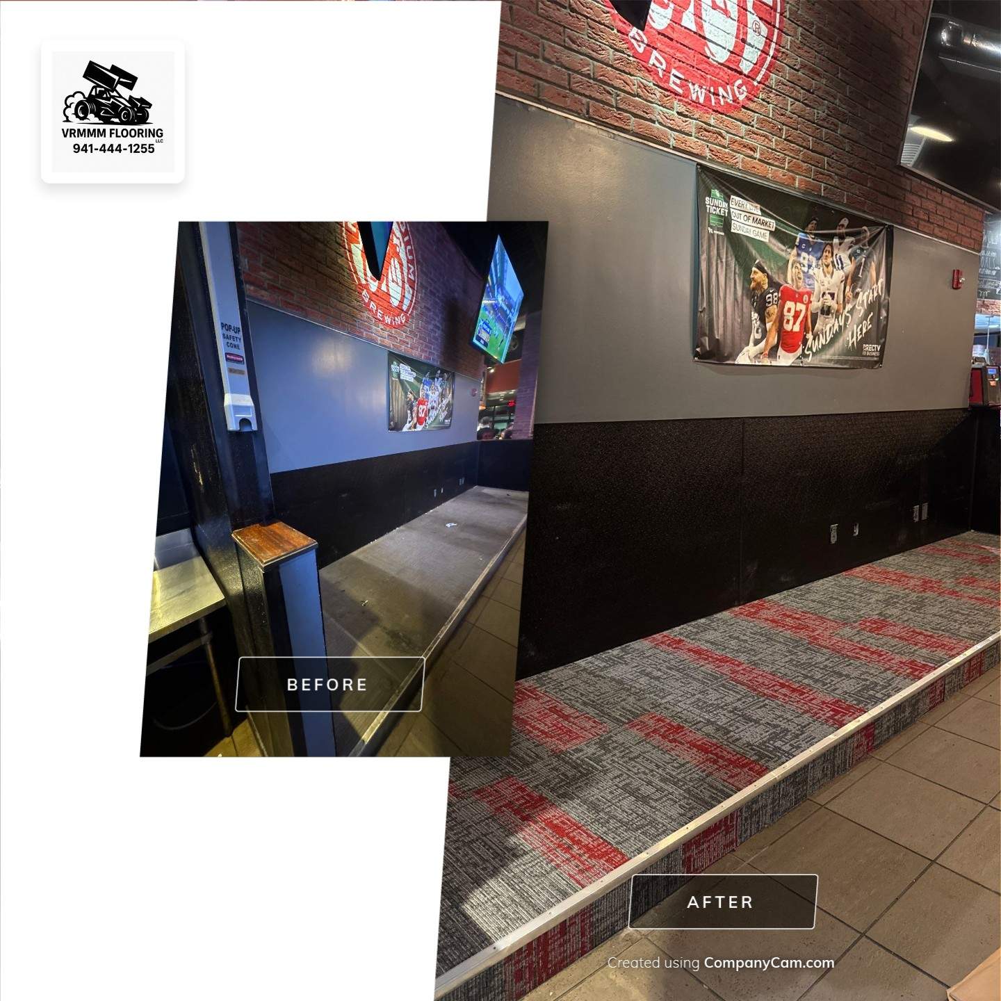 Carpet upgrade- Bar Upgrade by Vrmmm Flooring