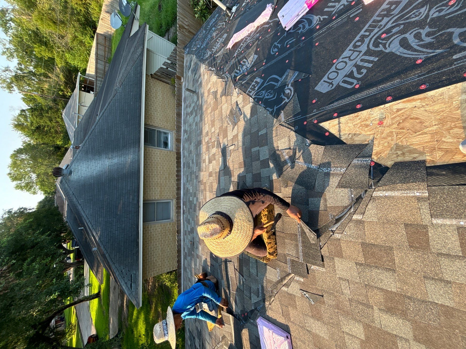 Residential Roofing Repair using Owen's Corning Duration (Lifetime) Shingles by Roof Repair Company