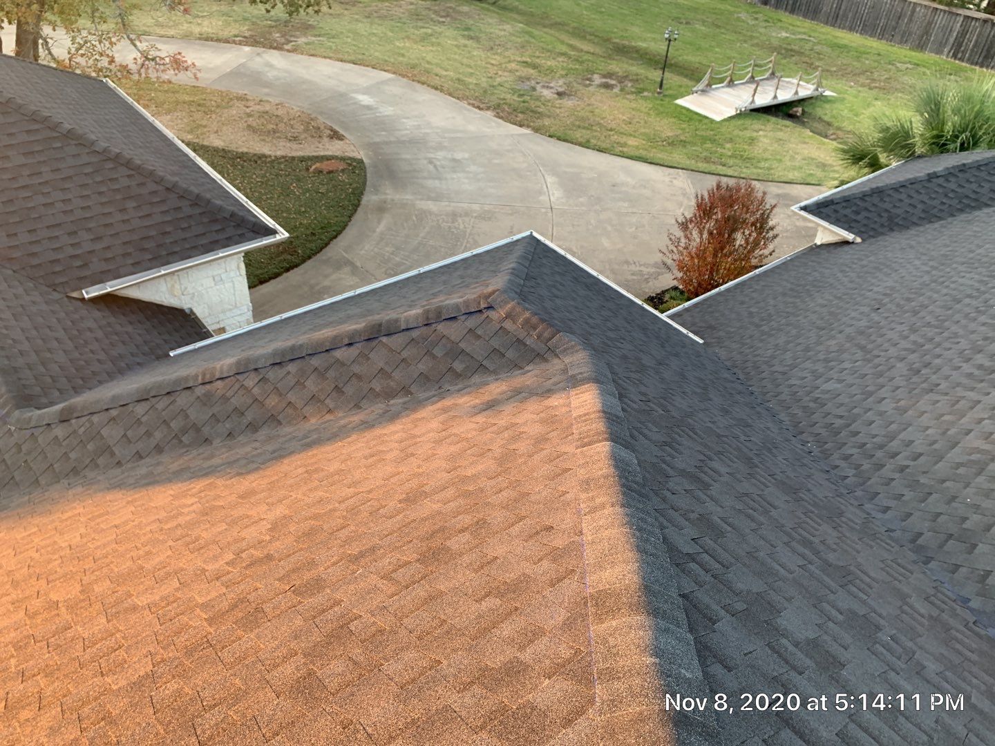 Huge Estate - Residential Roofing Installation using GAF Timberline HDZ Shingle System by First United Roofing & Construction