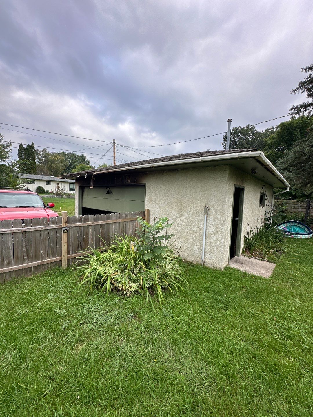 Garage fire claim. Brainerd, Minnesota by Koska construction llc