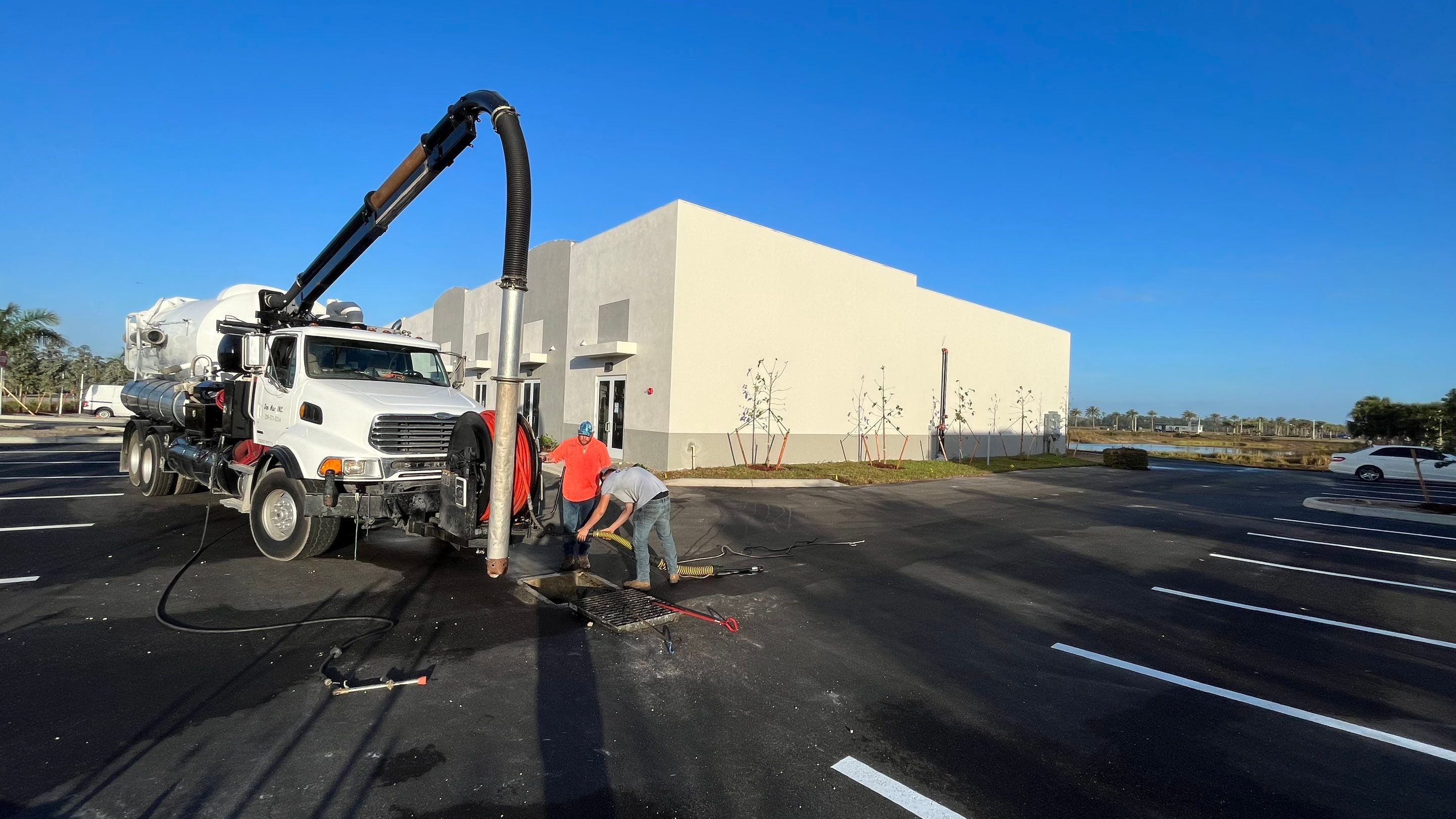 New Construction Storm Water System Maintenance by Don Mar, Inc. Storm Water Solutions