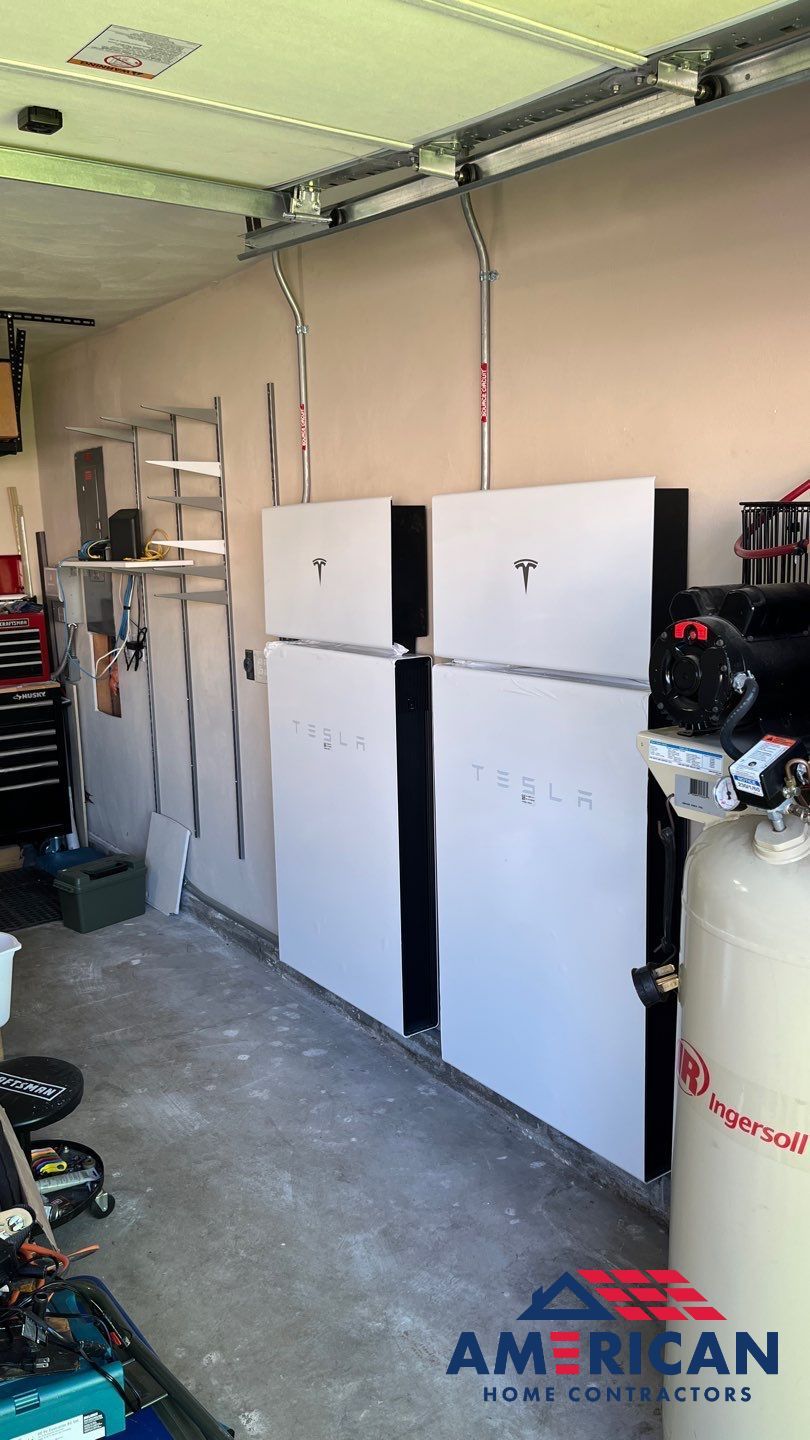 Tesla Solar Roof + Powerwall in Virginia Beach, VA by American Home Contractors