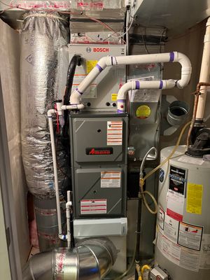 Replaced Furnace and Air Conditioning