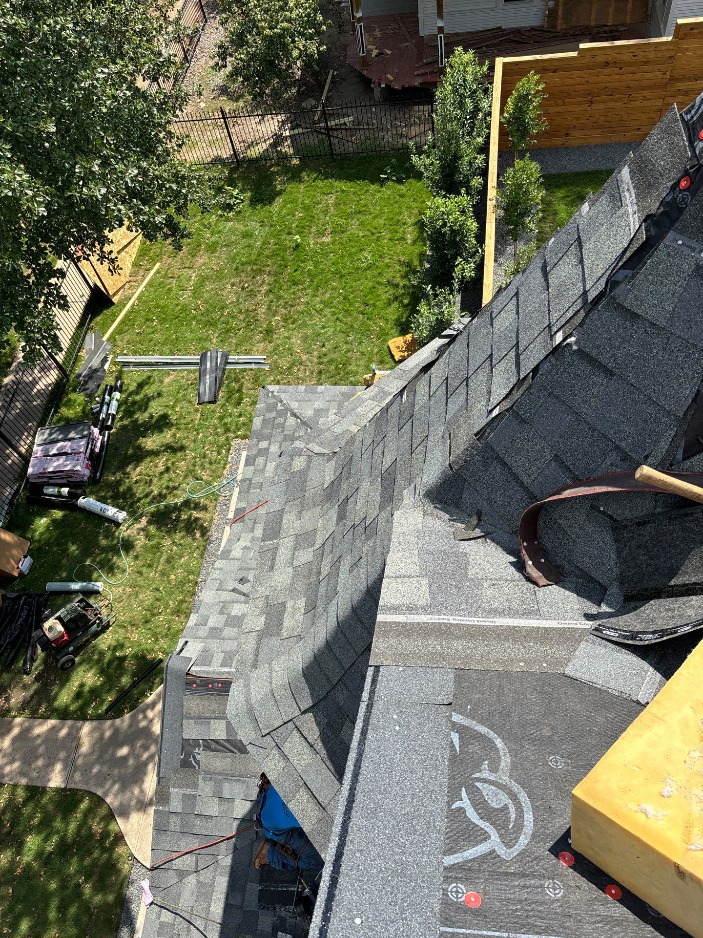 Residential Roofing Repair using Owen's Corning Duration (Lifetime) Shingles by Roof Repair Services LLC