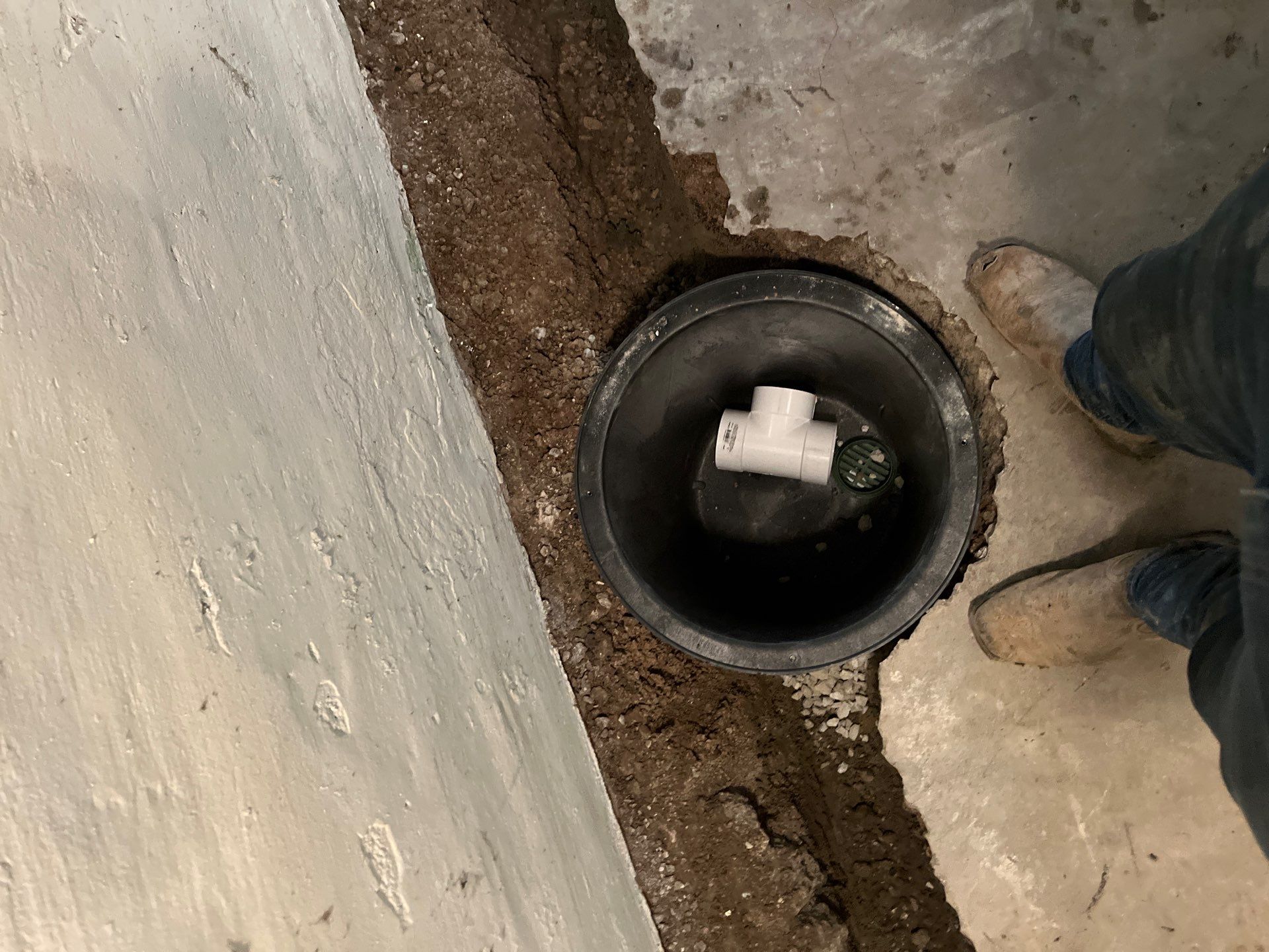 Berwyn- Interior Drain Tile System by Area Wide Waterproofing