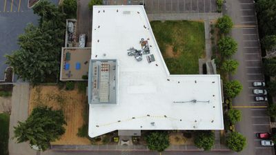 Commercial Roofing Replacement using TPO