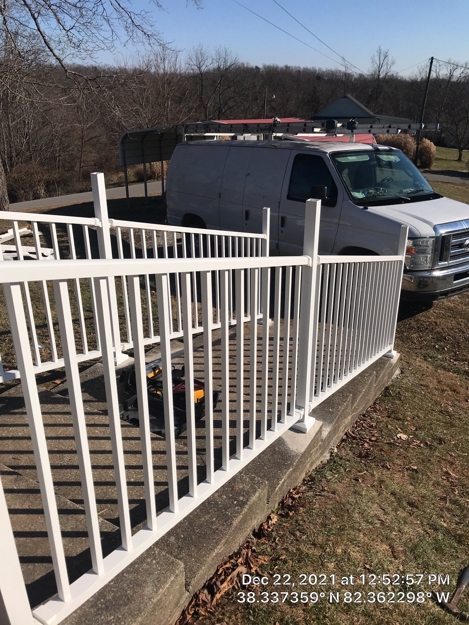 Porch Update using Westbury Aluminum Railing by Secure Construction Company Inc