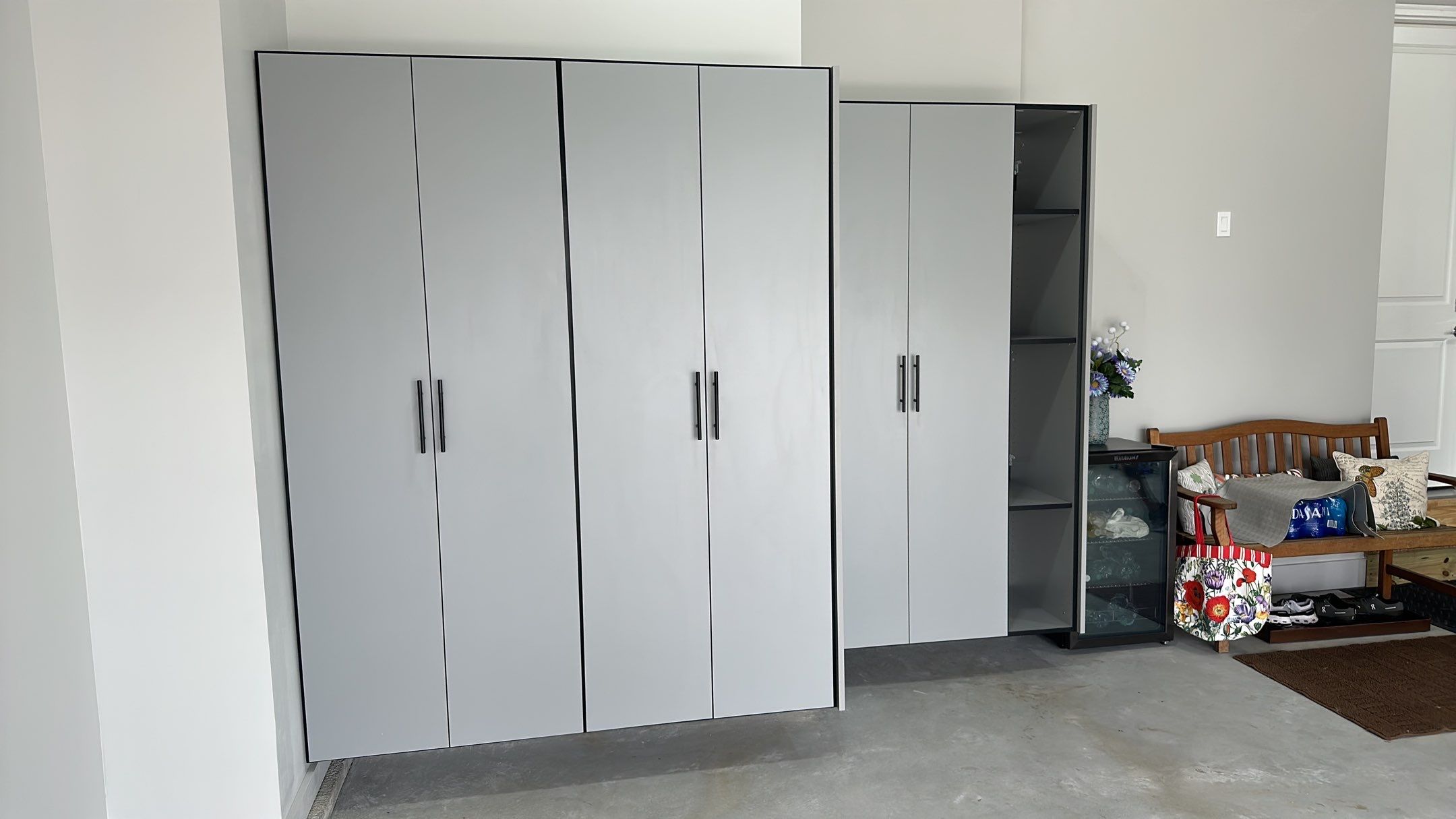 Melinda E. upgraded her garage with cabinets by Banner Garage