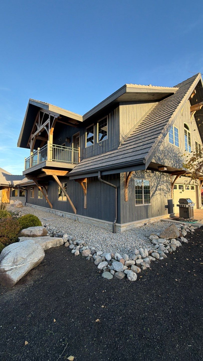 Residential Roofing Installation using Kassel Shake Beech by Nitro Roofing and Construction