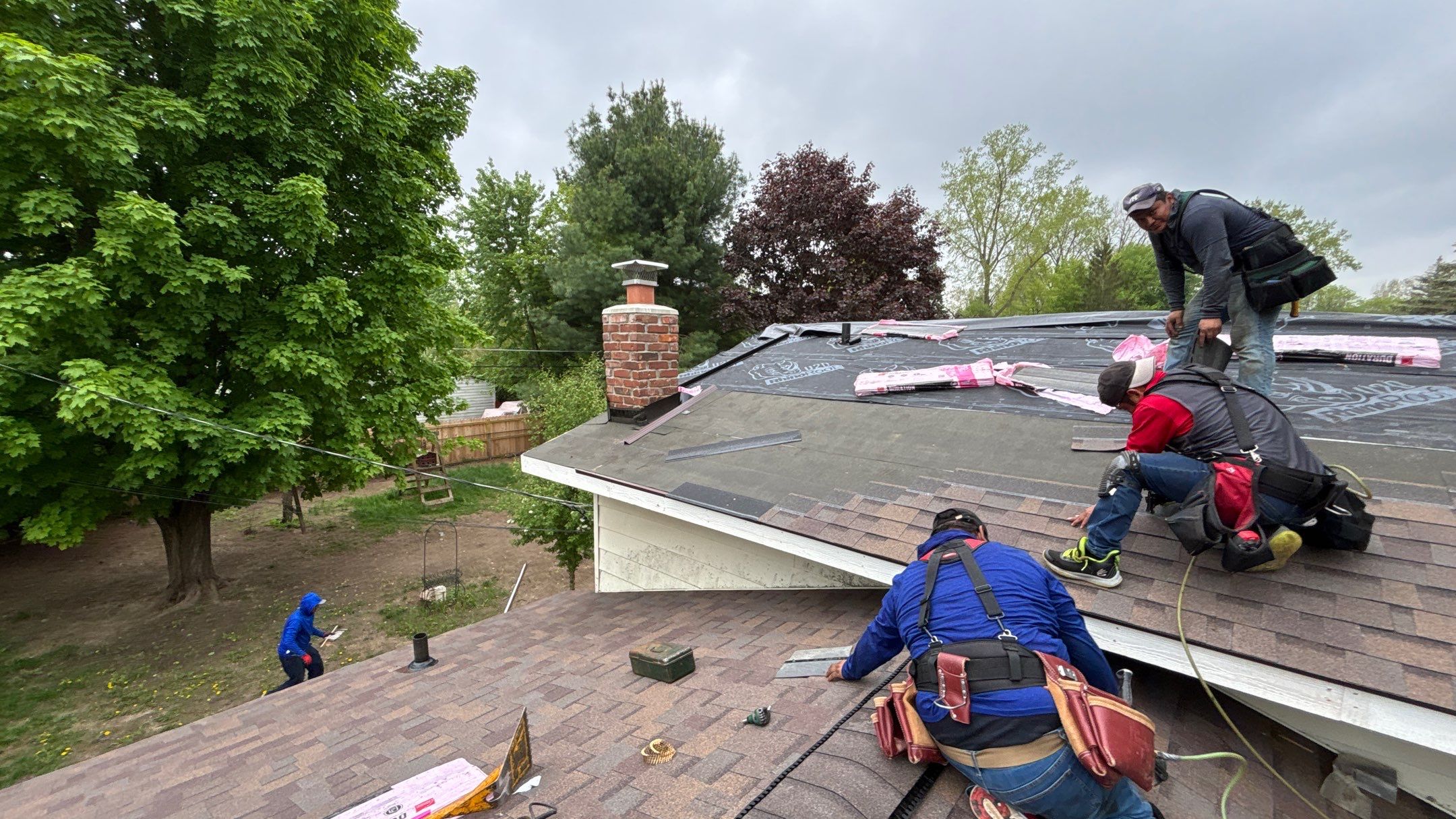 Roof Replacement using Owens Corning Teak by 180 Contractors