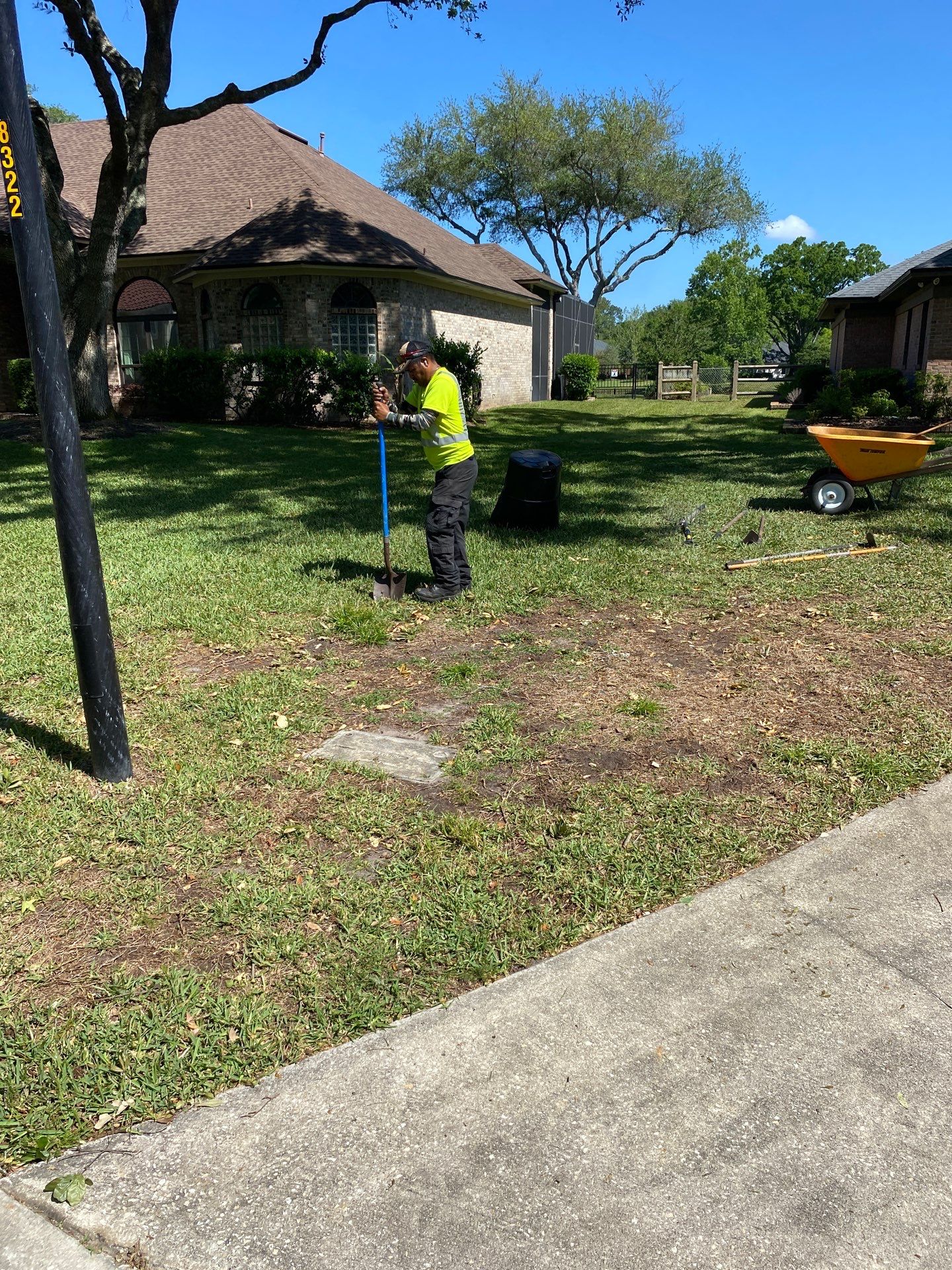 Deerwood Resident | Tree Trimming and Sod Installation) by ProGreen Services