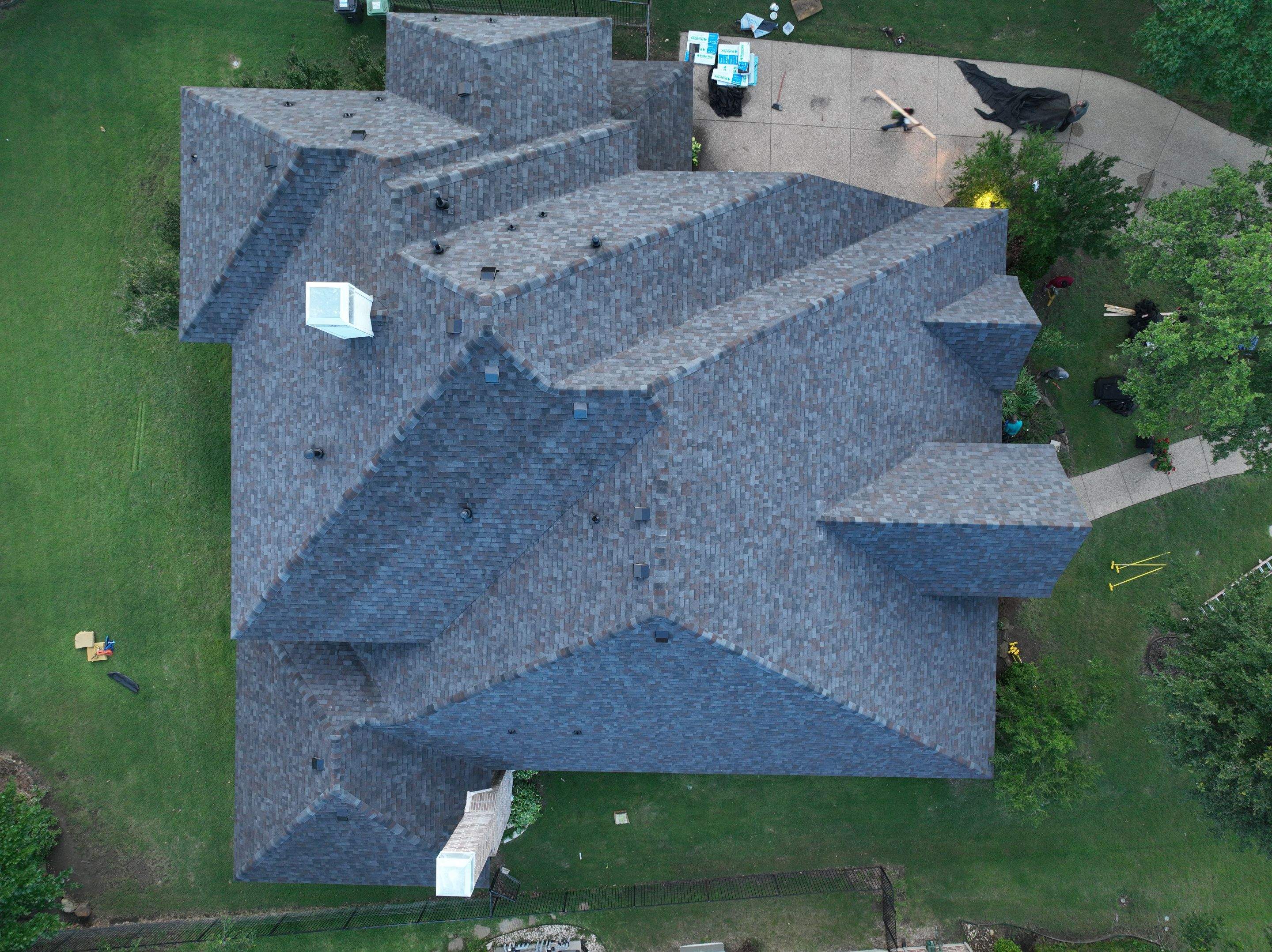 Residential Roofing Installation using Malarkey Vista Black Oak by OneSource Roofing and Restoration